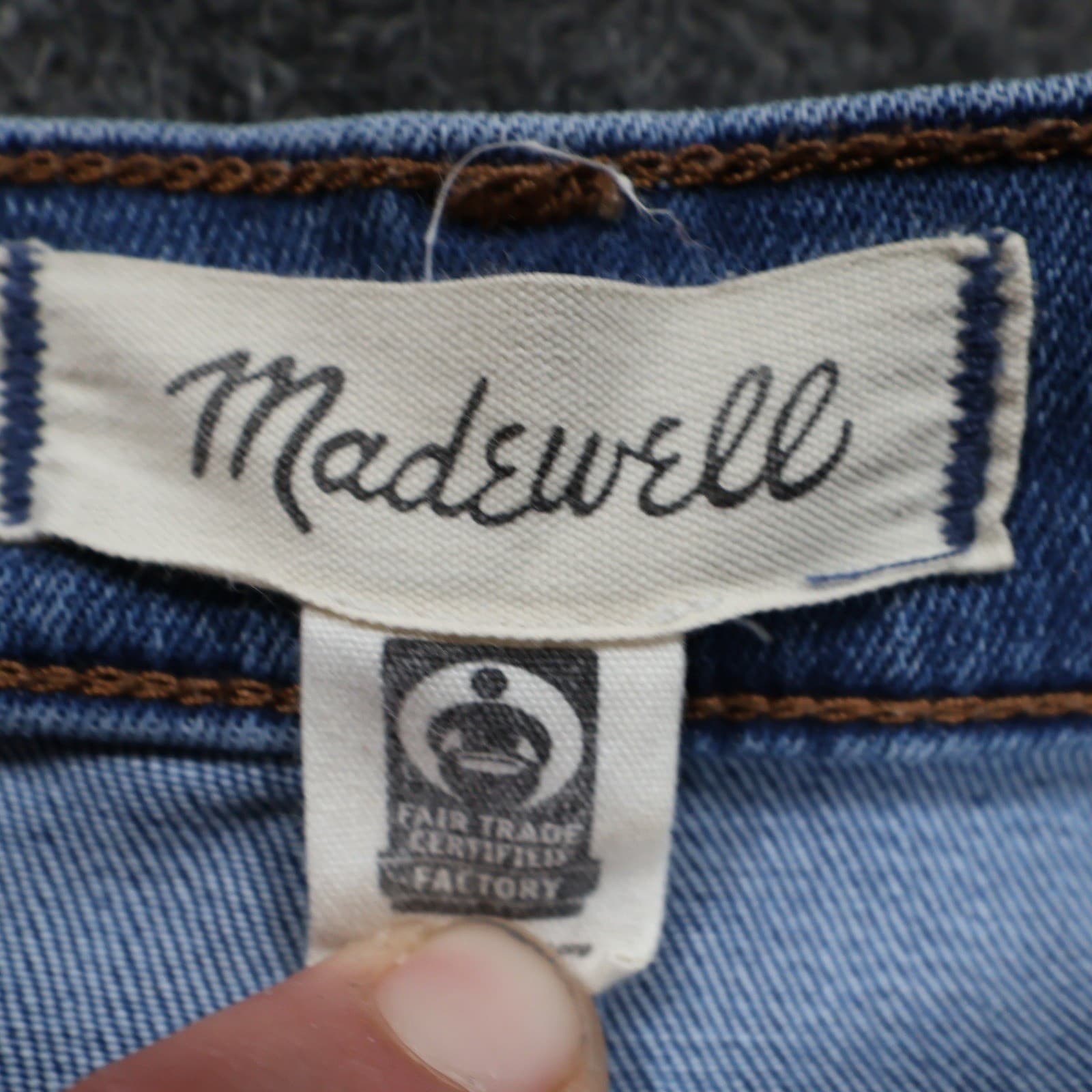 Madewell Jeans Womens 32 Blue Excellent High Rise Skinny Crop ND253 DM4456 - Thumbnail 7