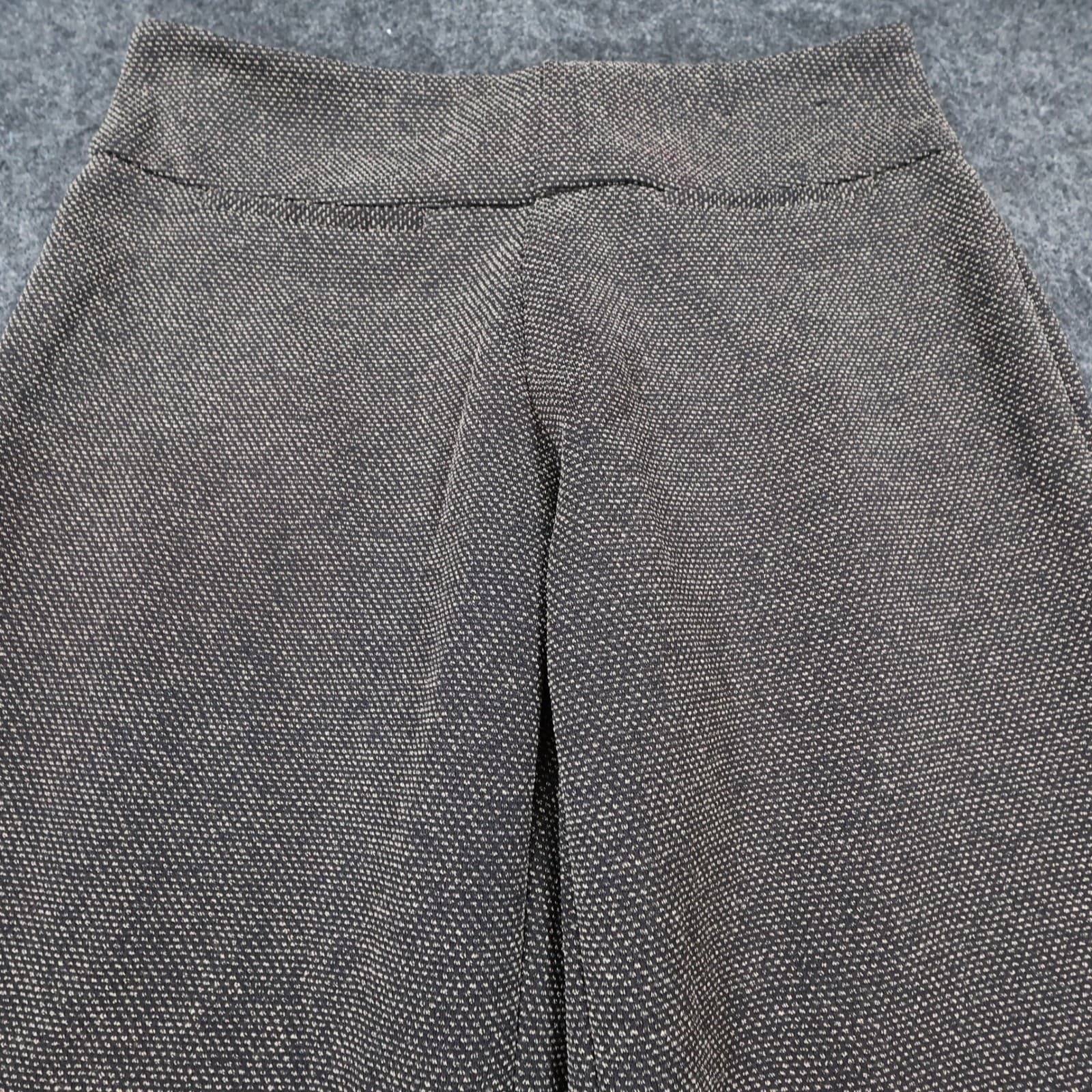 New York & Company Pants Womens XS Petite Brown Excellent Wide Leg Stretch - Thumbnail 10
