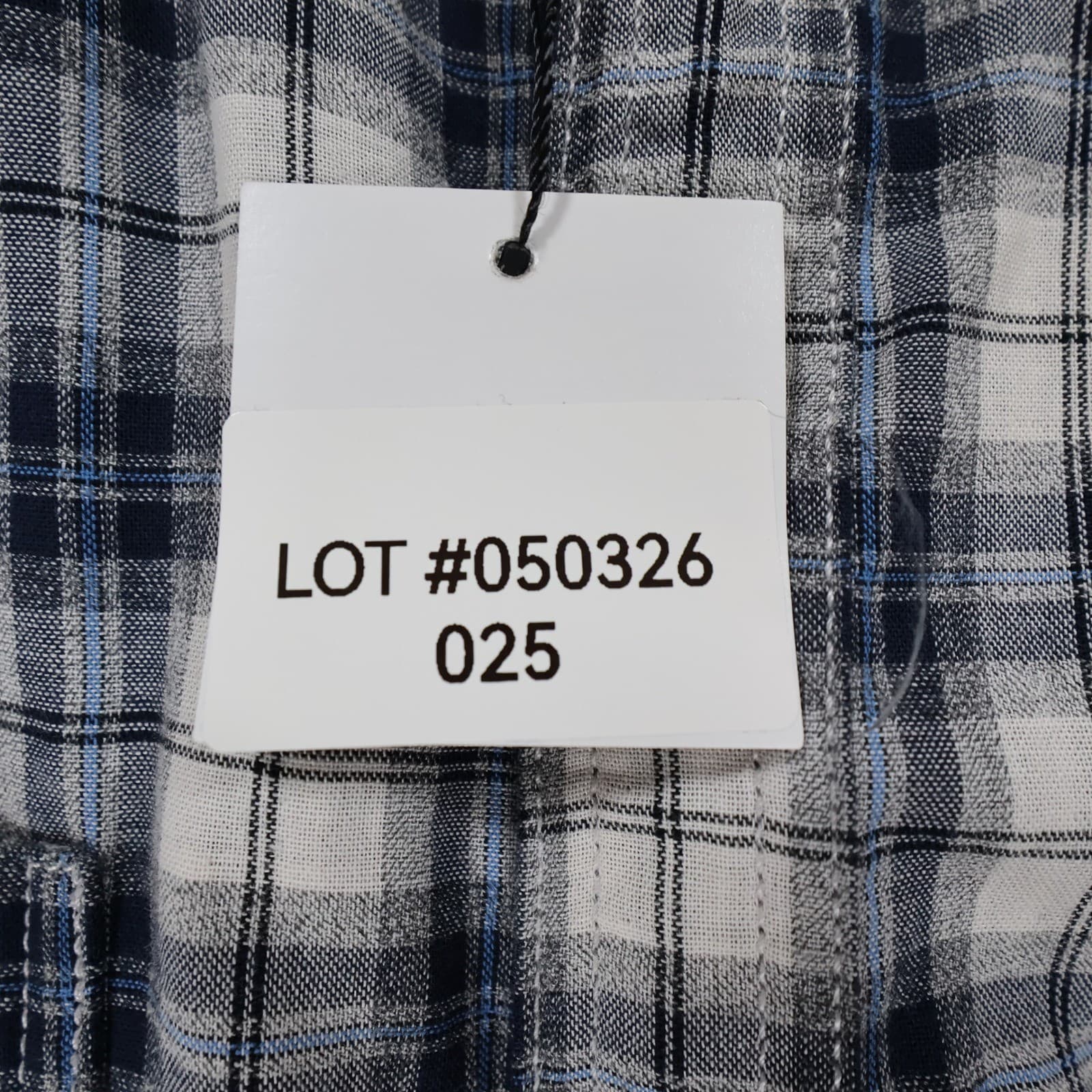 Even Tide Button Up Mens L Blue Excellent Plaid Flannel Regular Fit - Thumbnail 12