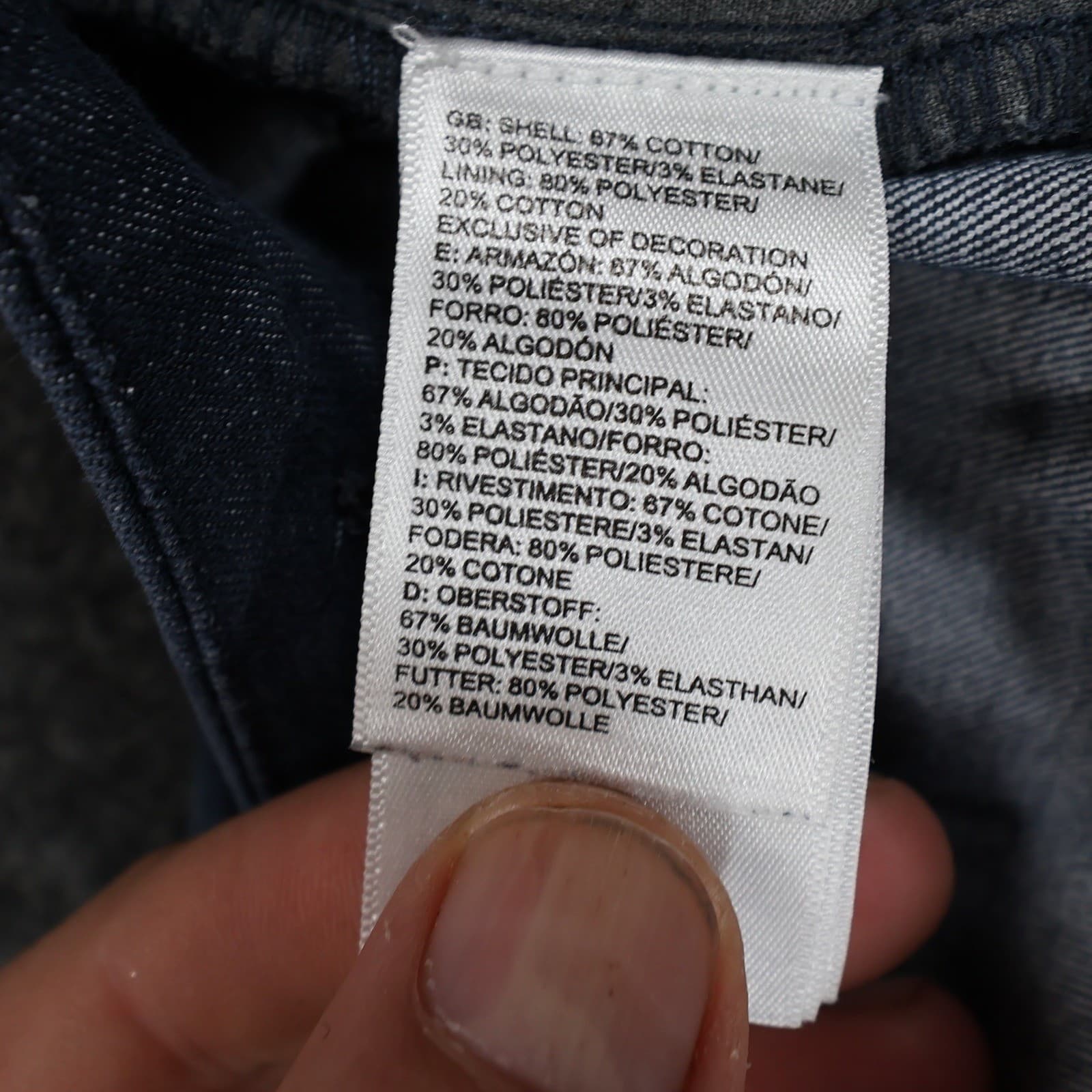 The North Face Pants Mens 32 Blue Excellent Slim Straight Outdoor Denim - Thumbnail 8