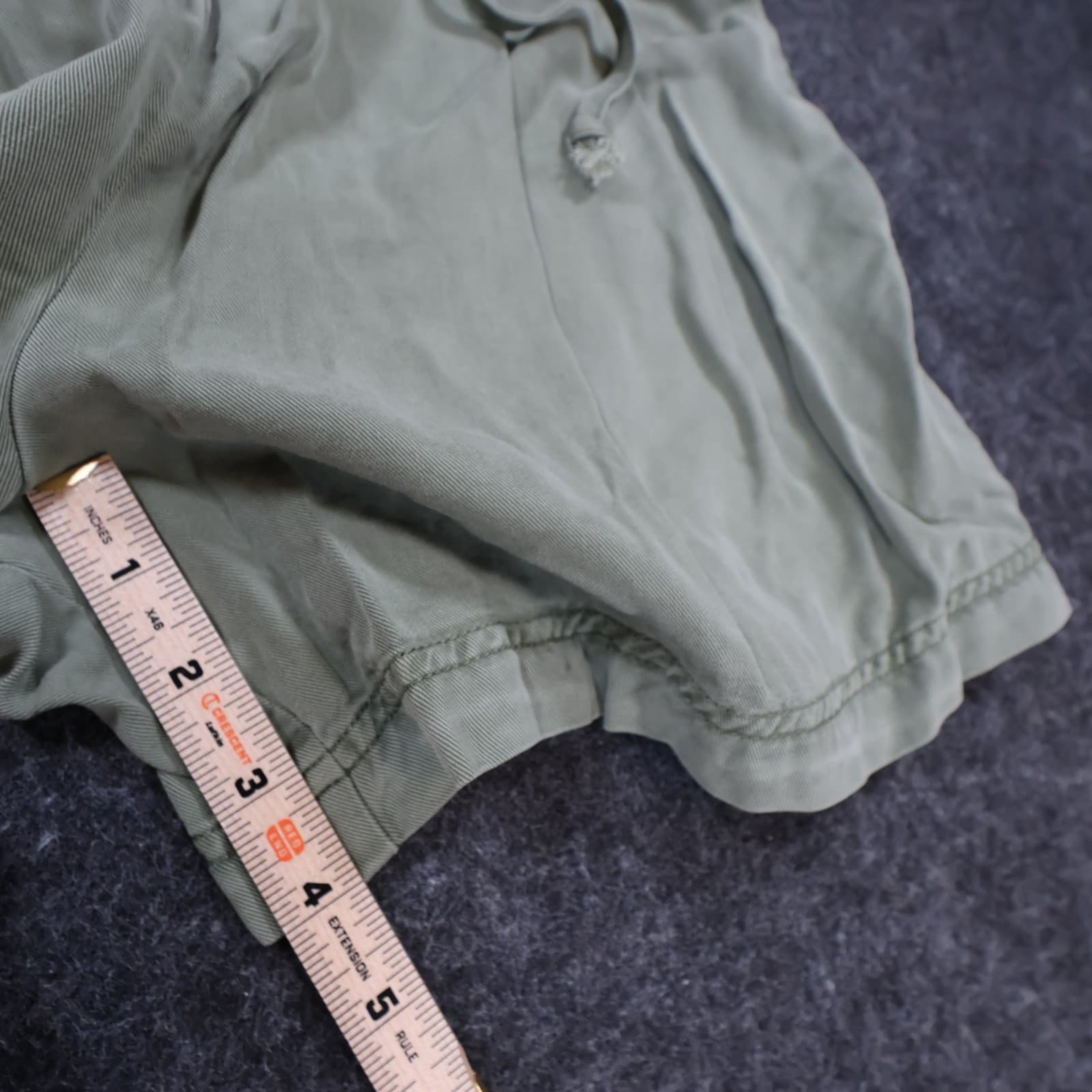 Vince Camuto Shorts Womens XXS Green Excellent Elastic Waist Drawstring - Thumbnail 4