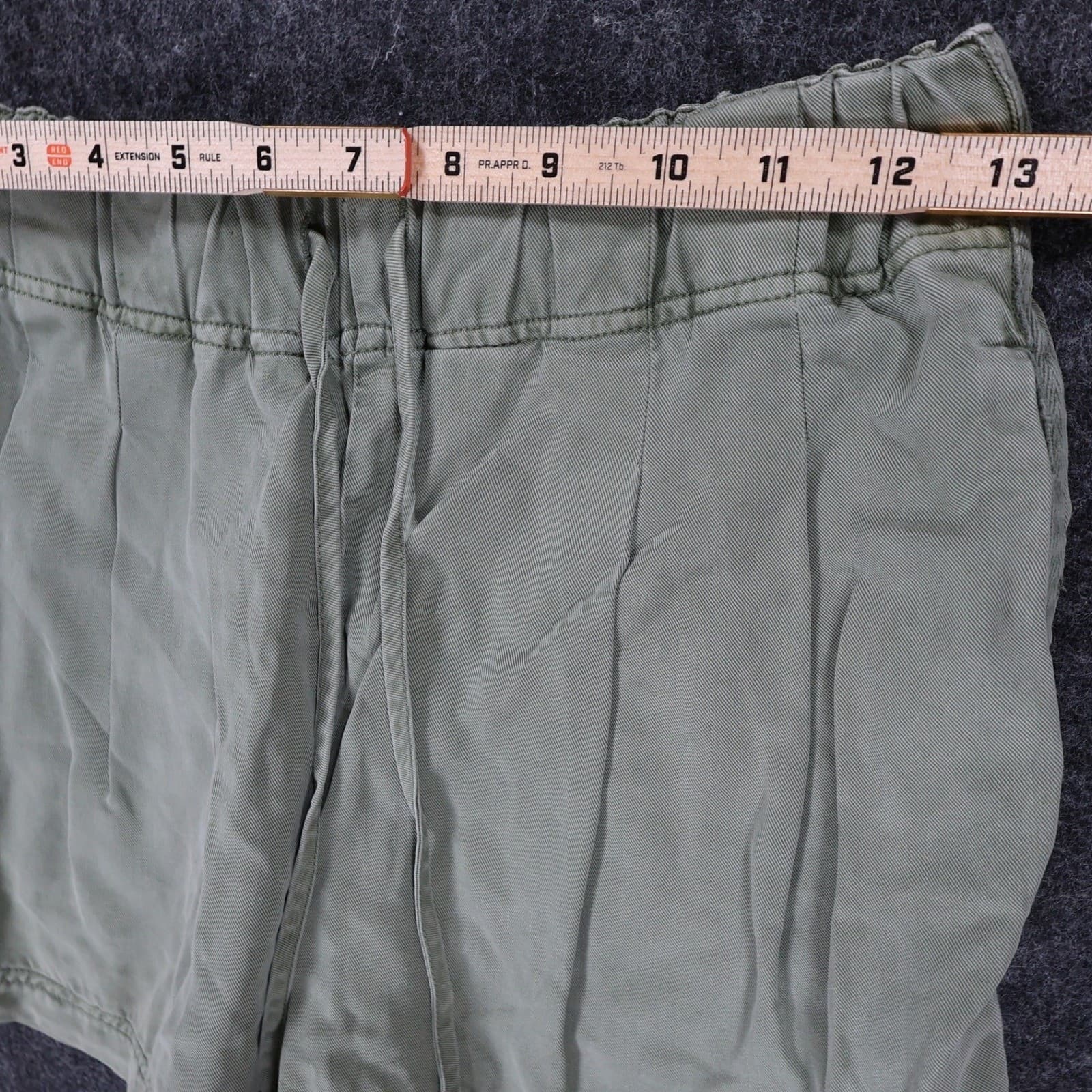 Vince Camuto Shorts Womens XXS Green Excellent Elastic Waist Drawstring - Thumbnail 6