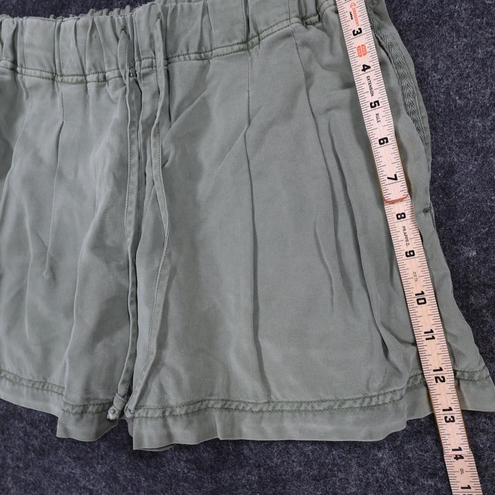 Vince Camuto Shorts Womens XXS Green Excellent Elastic Waist Drawstring - Thumbnail 3