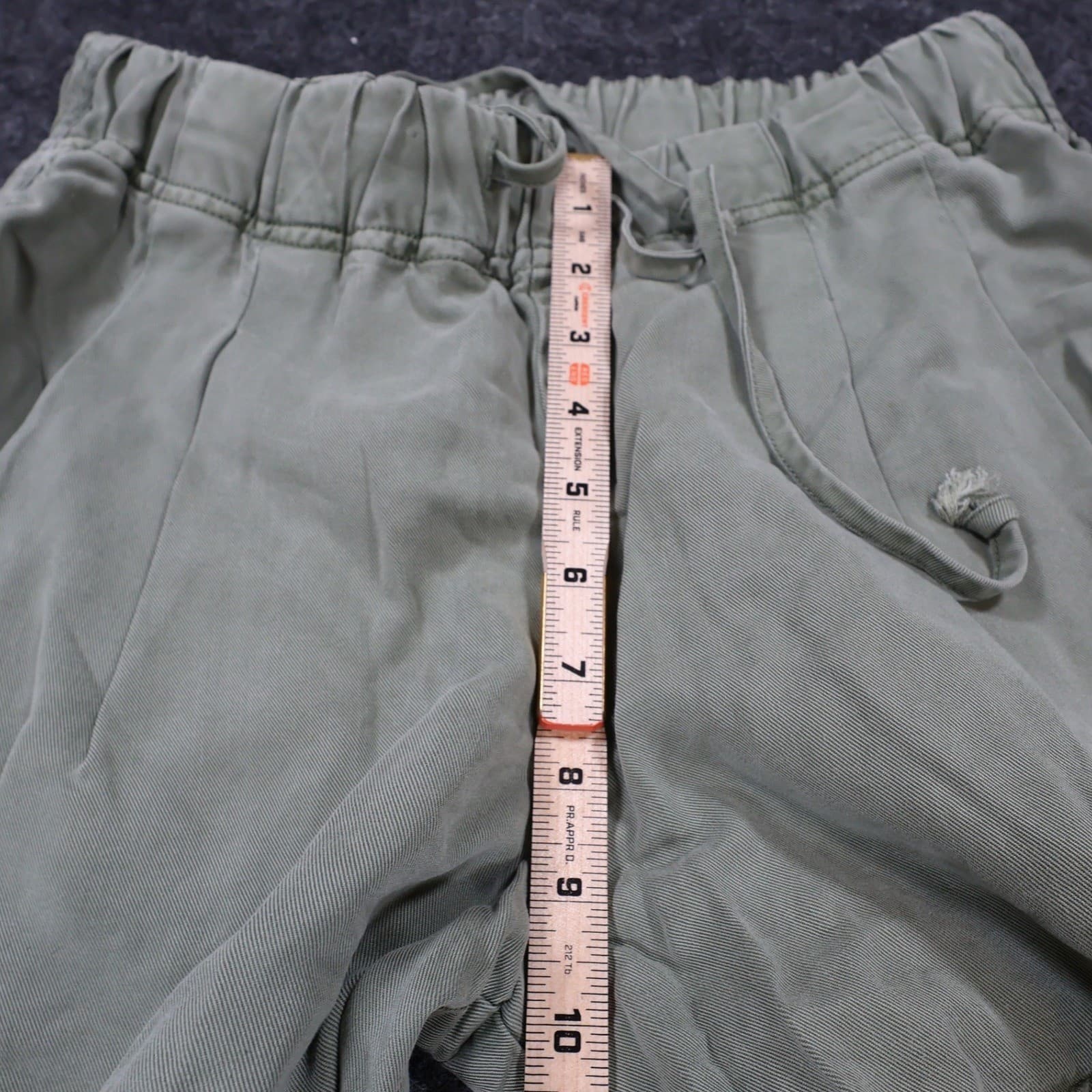 Vince Camuto Shorts Womens XXS Green Excellent Elastic Waist Drawstring - Thumbnail 5