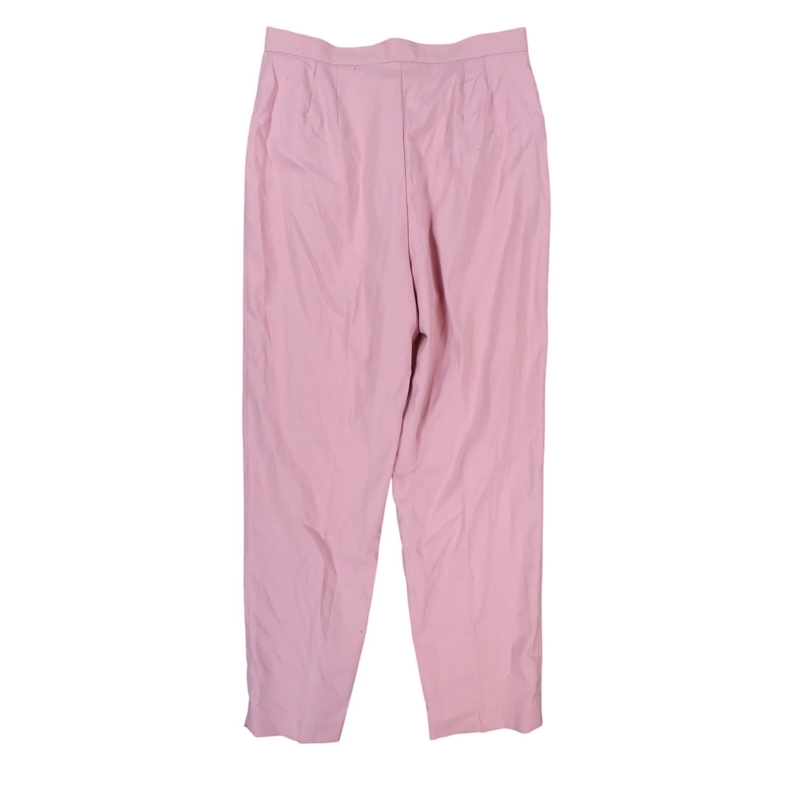 Petite Sophisticate Trousers Women 12 Pink Excellent High Rise Straight Leg - Thumbnail 2