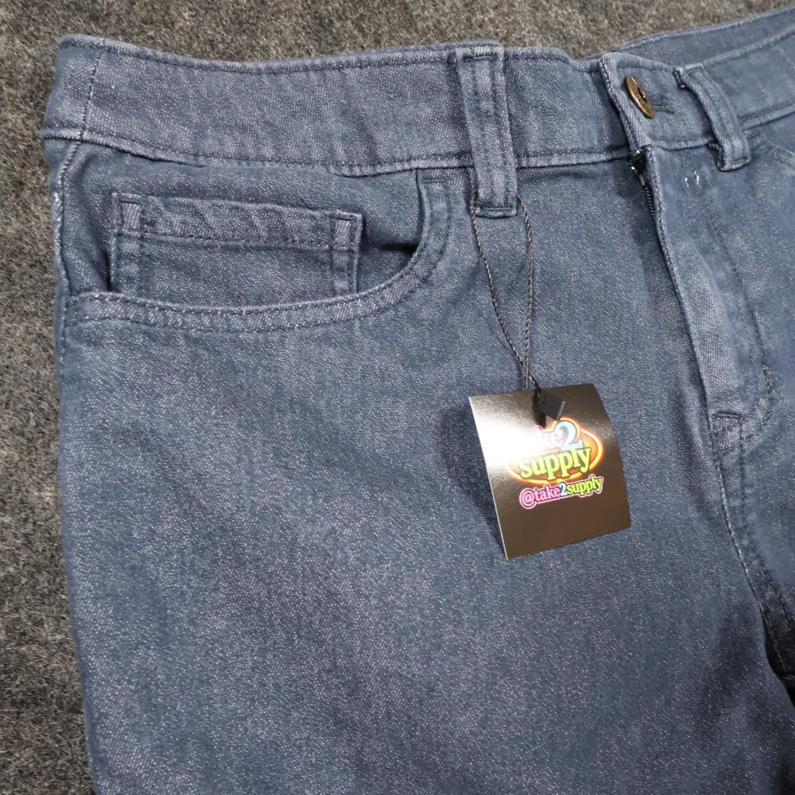 The North Face Pants Mens 32 Blue Excellent Slim Straight Outdoor Denim - Thumbnail 10