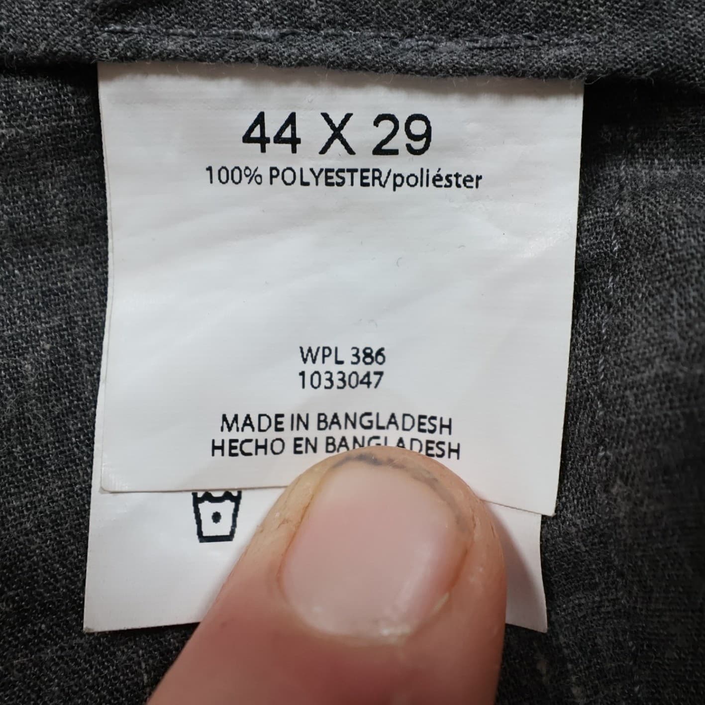 Haggar Dress Pants Mens 44x29 Black Excellent Pleated Cool 18 Pro - Thumbnail 8