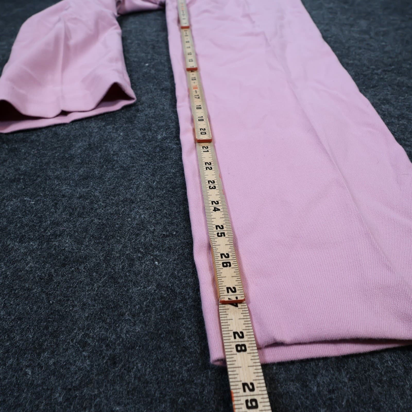 Petite Sophisticate Trousers Women 12 Pink Excellent High Rise Straight Leg - Thumbnail 4