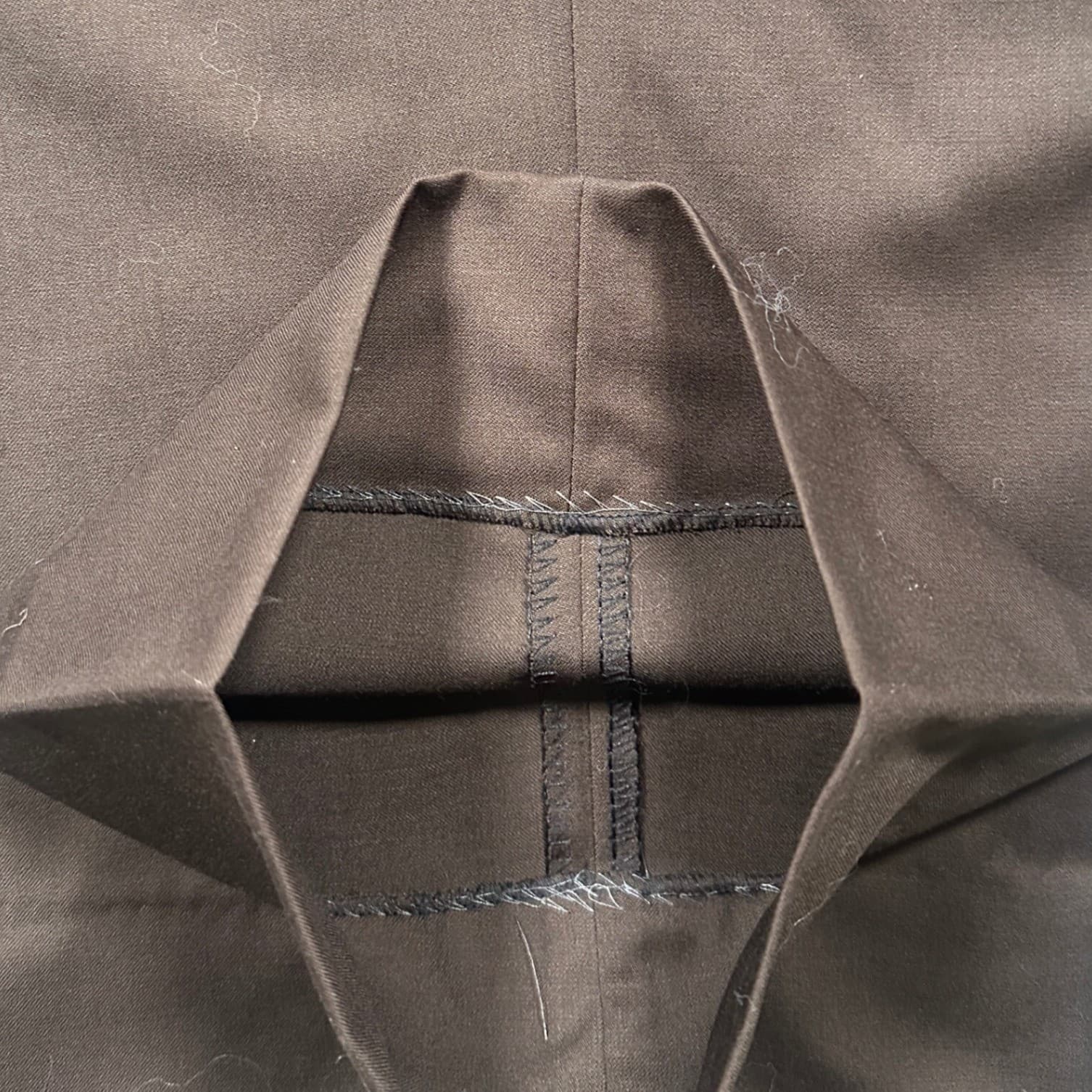 Carlo Mandrone Dress Pants Mens 44L Brown Super 110s Wool Pleated - Thumbnail 8