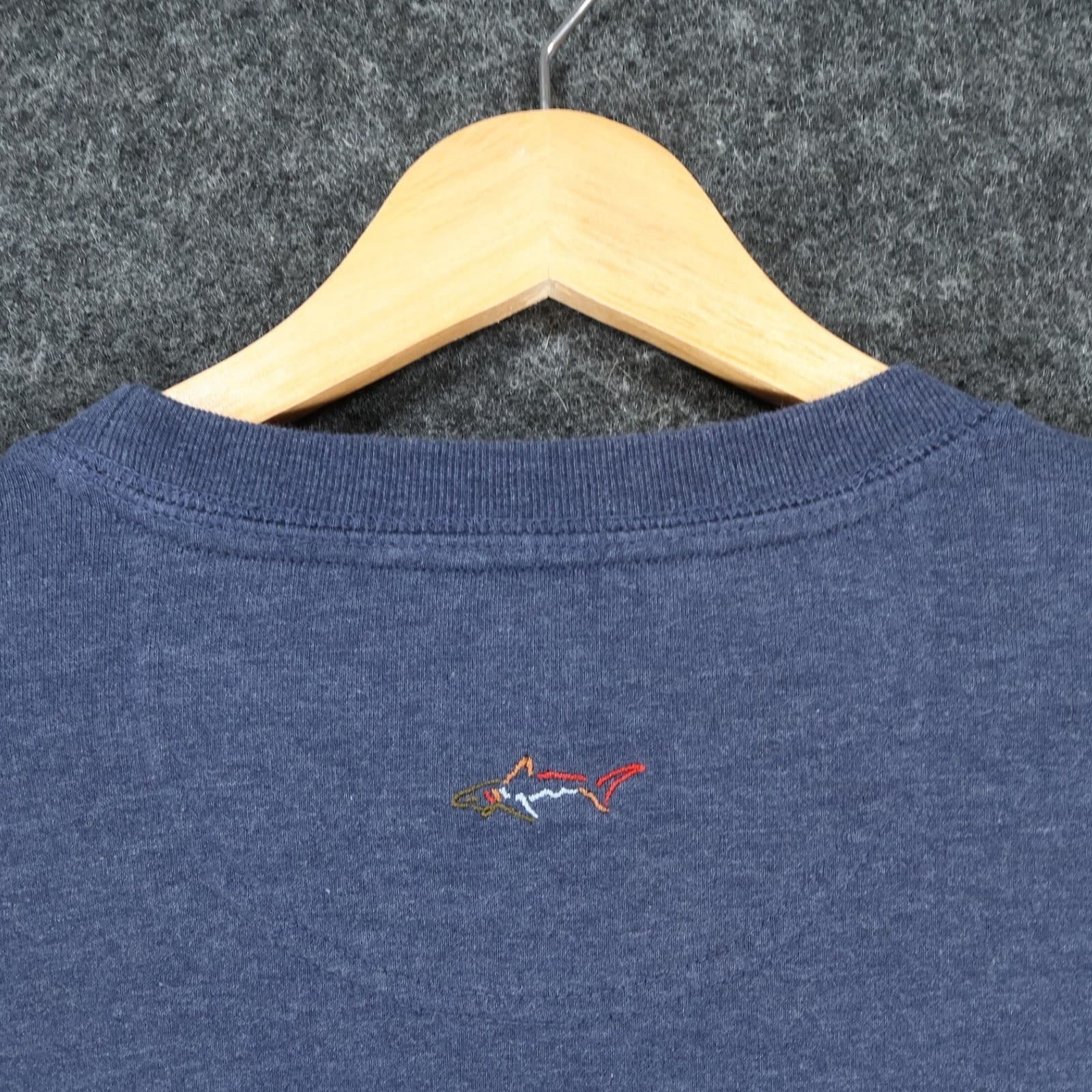 Greg Norman Sweatshirt Mens XXL Blue Excellent Crewneck Pullover Shark Logo - Thumbnail 9