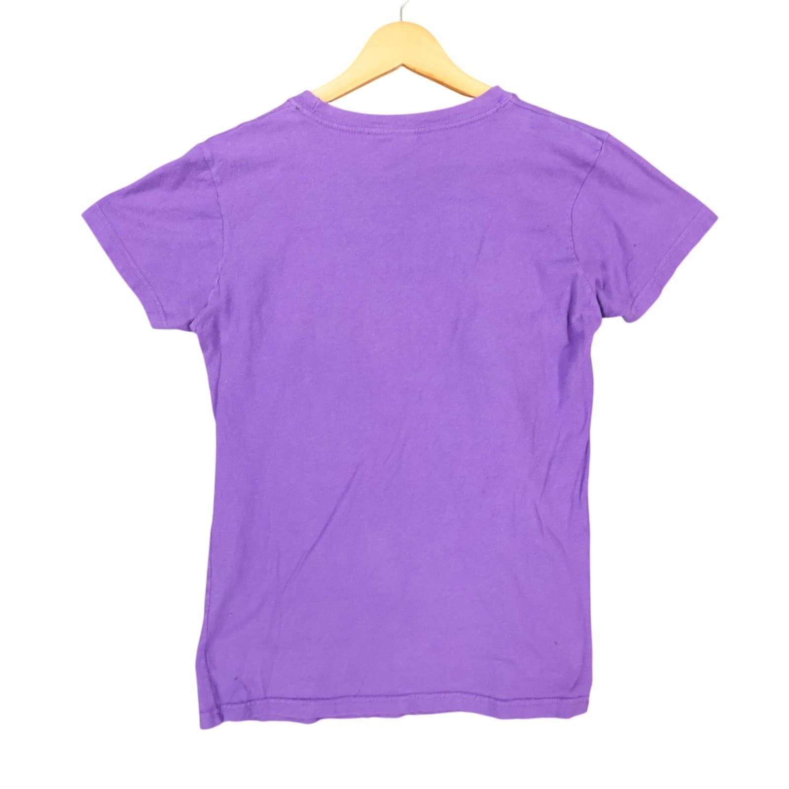 Fall Out Boy Band Tee Womens Large Purple Excellent Graphic Print Short Sleeve - Thumbnail 2