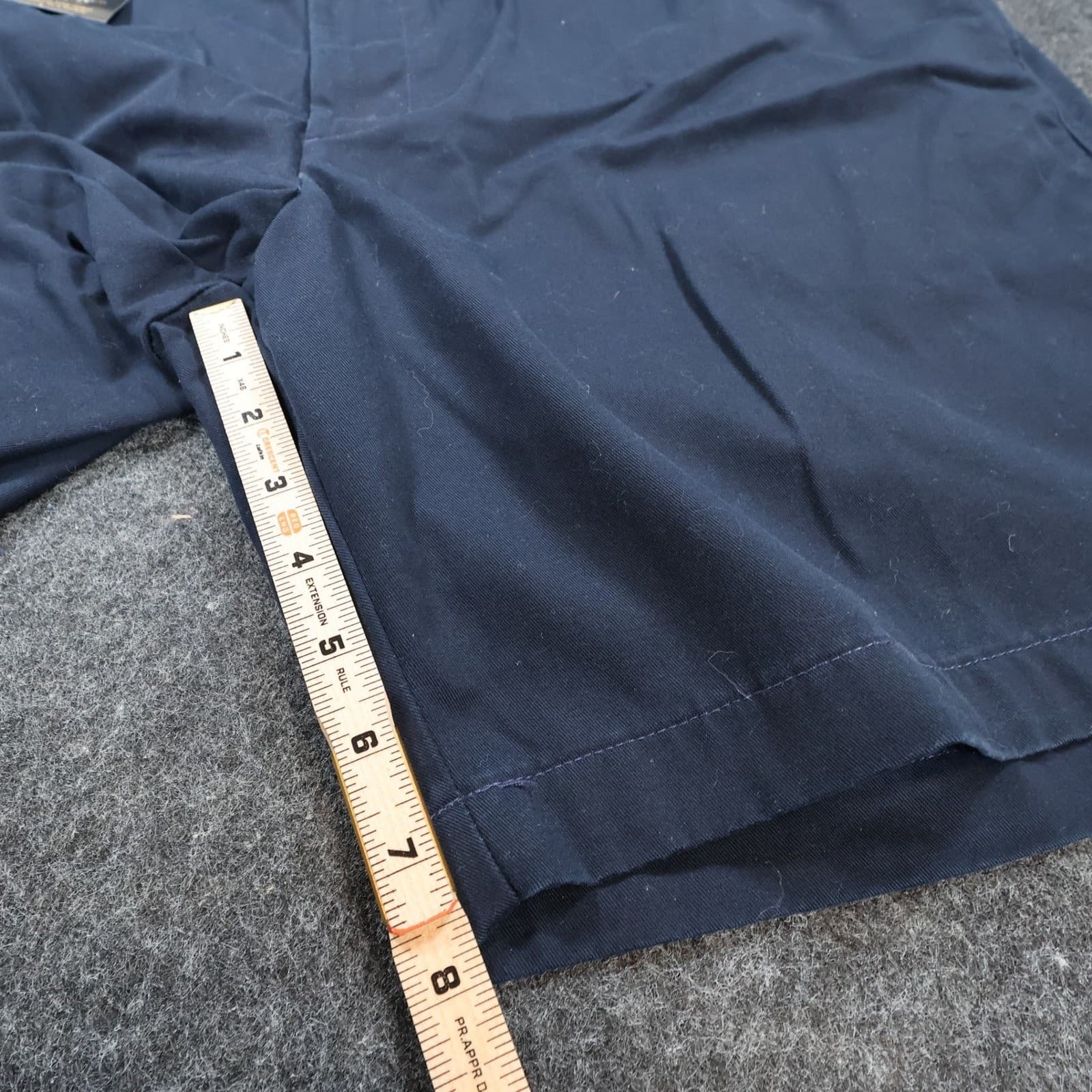 Roundtree & Yorke Shorts Mens 42 Blue Excellent Elastic Waist Easy Care Cotton - Thumbnail 4
