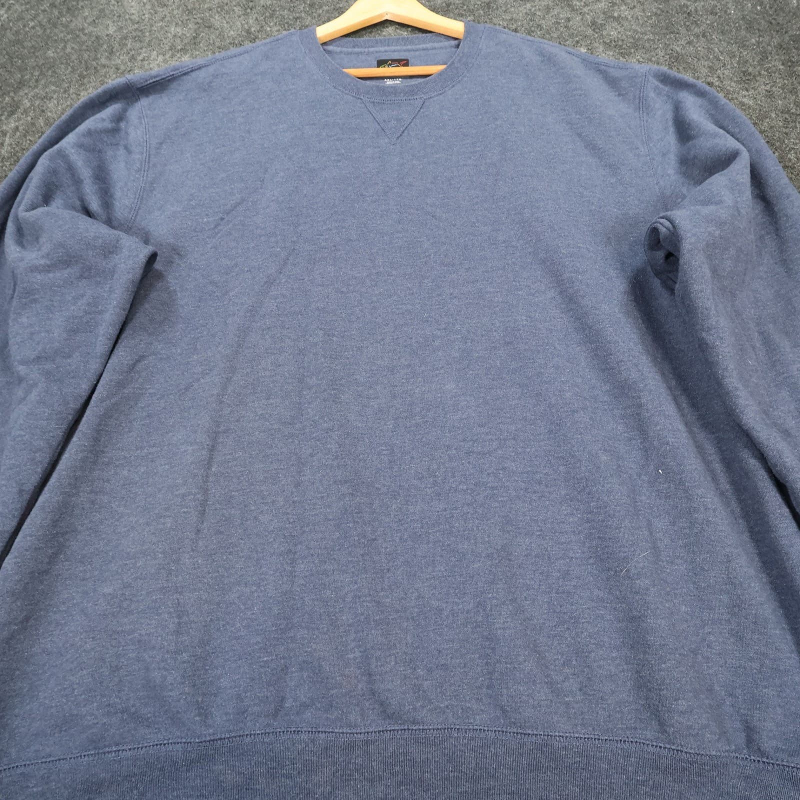 Greg Norman Sweatshirt Mens XXL Blue Excellent Crewneck Pullover Shark Logo - Thumbnail 10