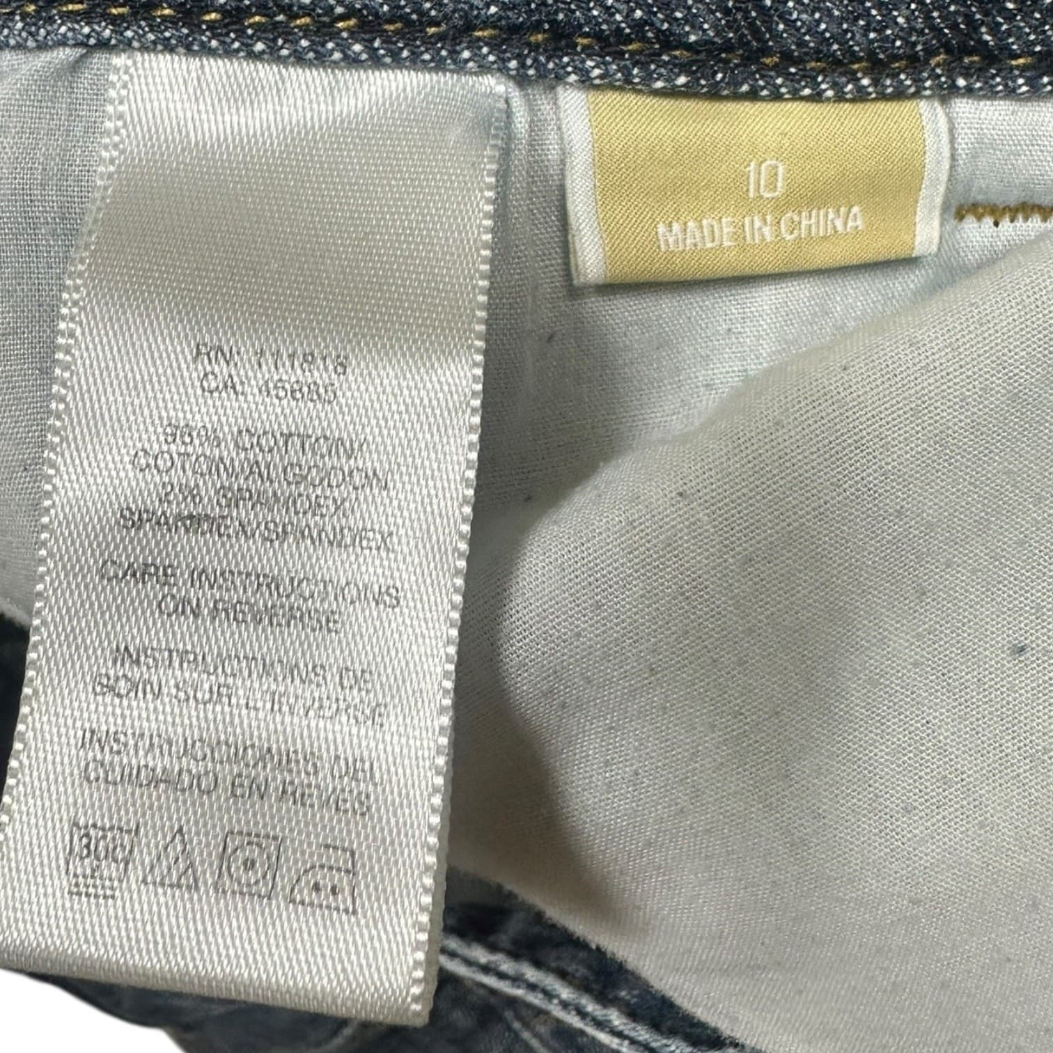 Michael Kors Womens Jeans Size 10 Bootcut Studded Embellished Dark Wash - Thumbnail 5
