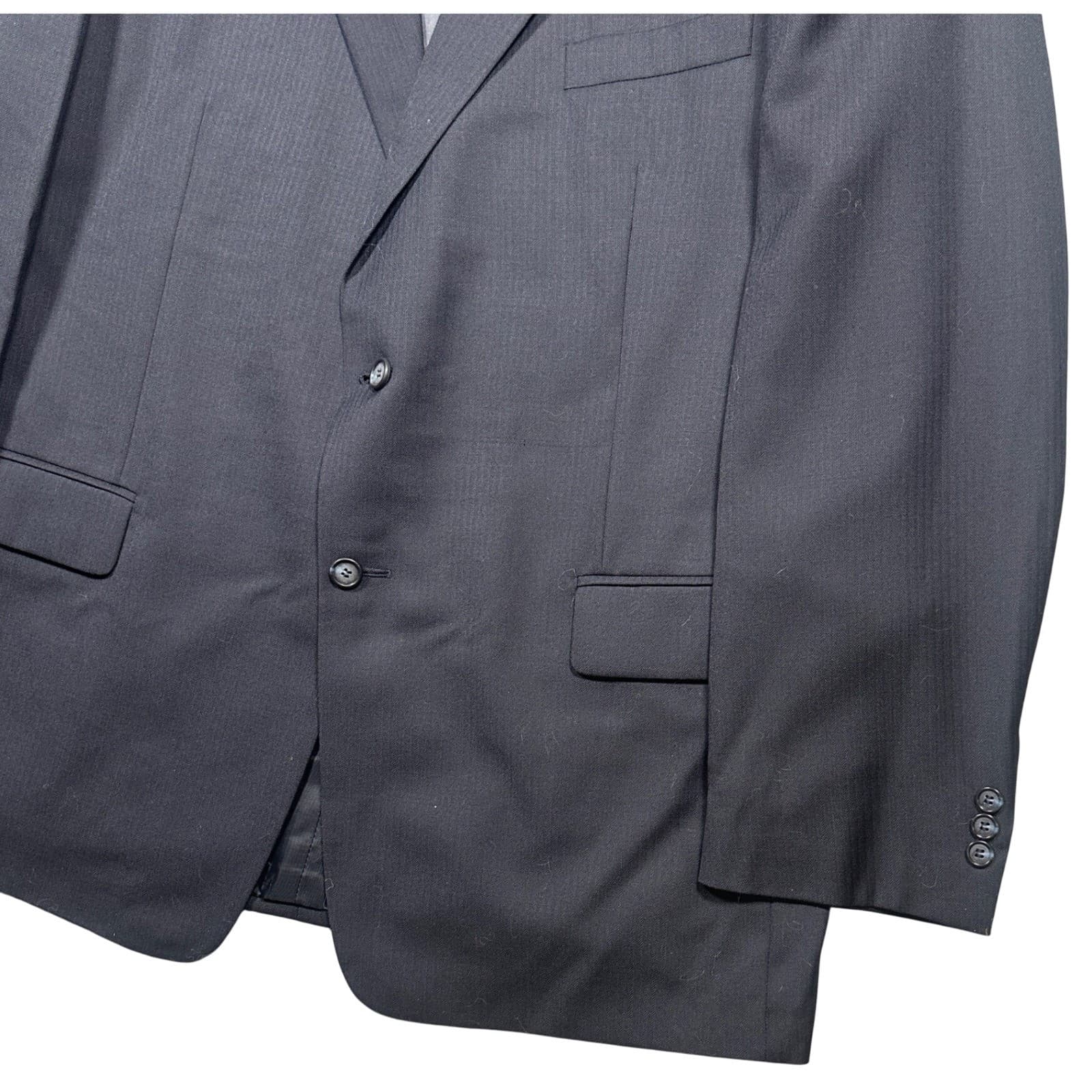 Henry Grethel Suit Men 48L Charcoal Grey 2-Piece Suit - Thumbnail 13