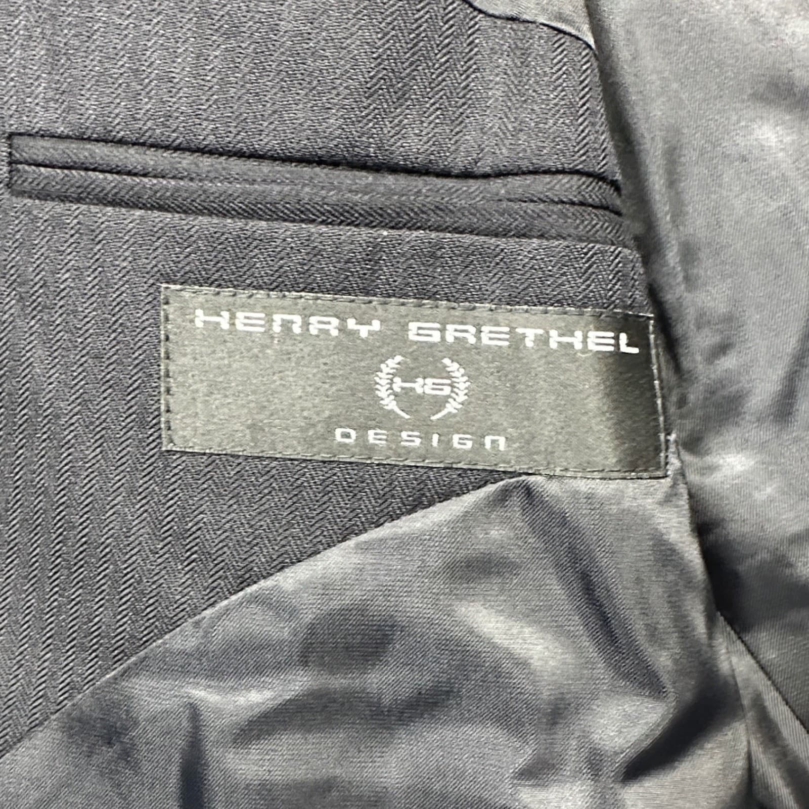 Henry Grethel Suit Men 48L Charcoal Grey 2-Piece Suit - Thumbnail 7