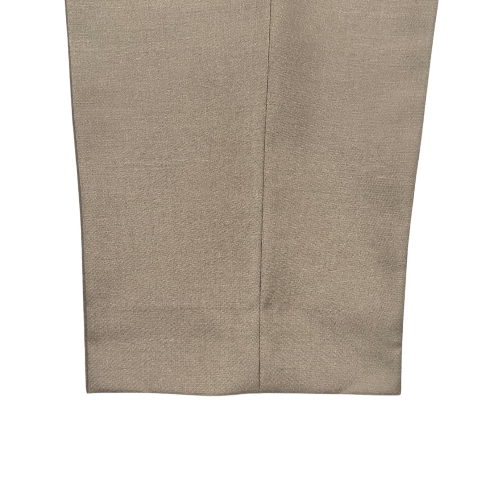 Palm Beach Dress Pants Mens 44L Tan Pleated Merino Wool Blend Khaki - Thumbnail 9