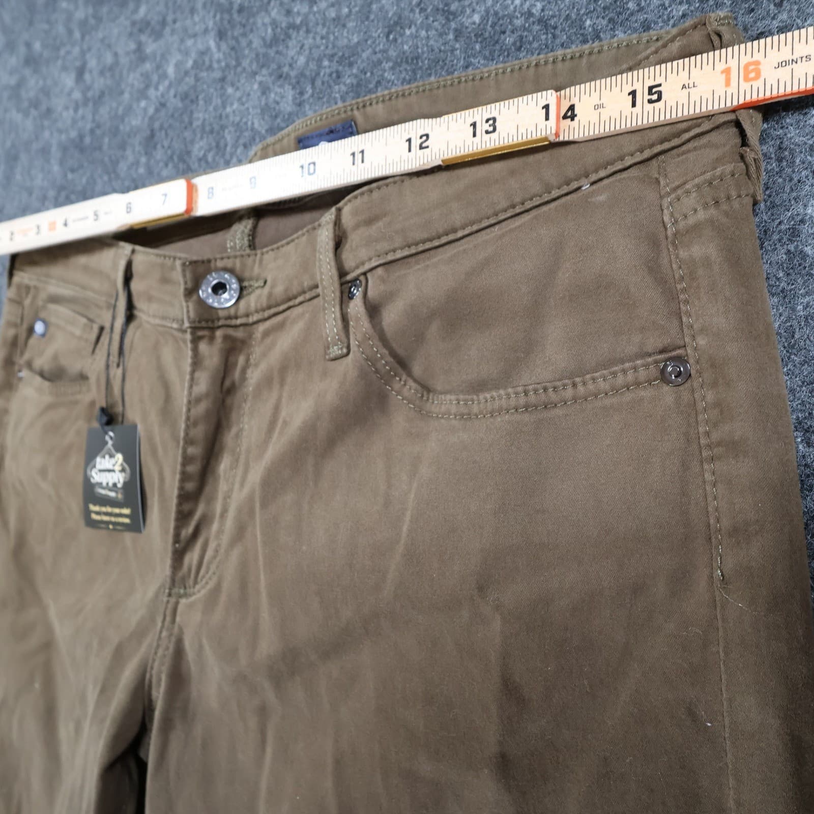 AG Adriano Goldschmied Stevie Ankle Womens 29R Brown Excellent Slim Straight Leg - Thumbnail 6