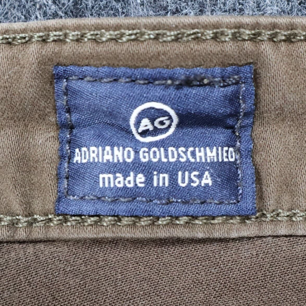 AG Adriano Goldschmied Stevie Ankle Womens 29R Brown Excellent Slim Straight Leg - Thumbnail 7