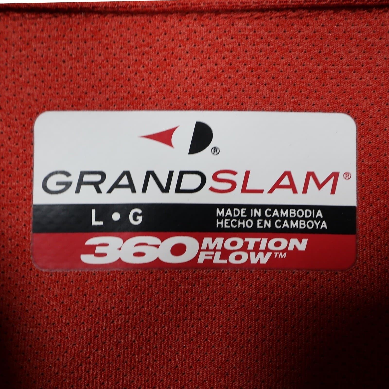 Grand Slam Polo Mens Large Orange Excellent 360 Motion Flow Long Sleeve - Thumbnail 7