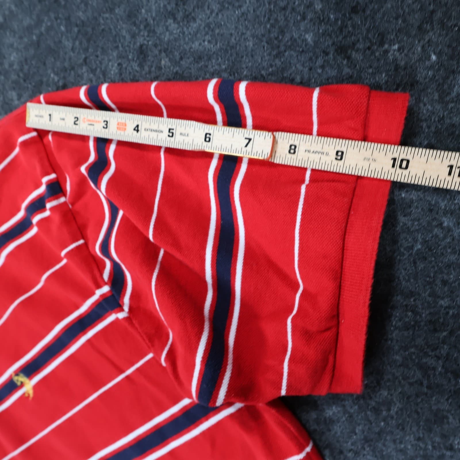 US Polo Assn Polo Mens XXL Red Excellent Striped - Thumbnail 3