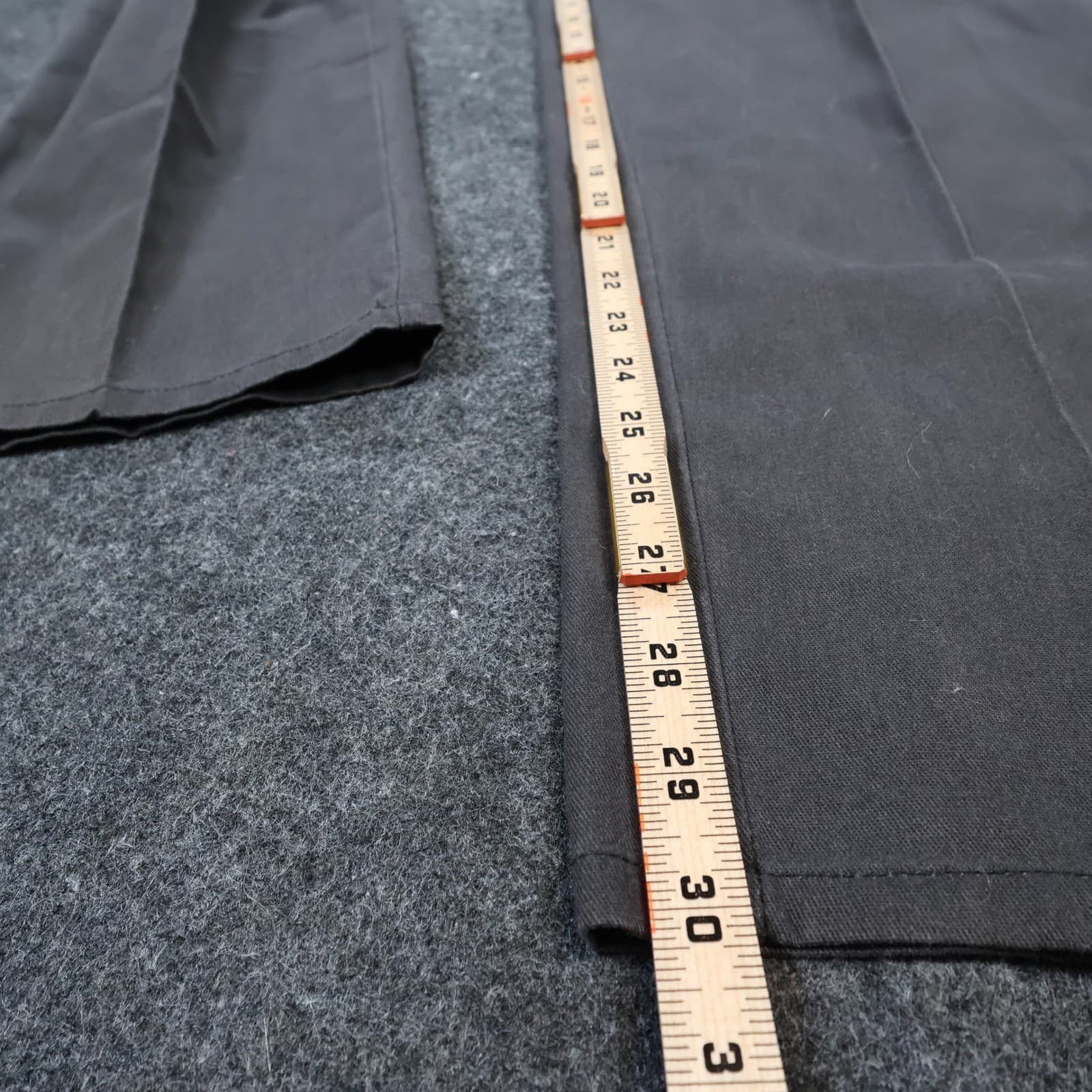 Puritan Pleated Chinos Mens 34x30 Black Excellent Pleated Trousers - Thumbnail 4