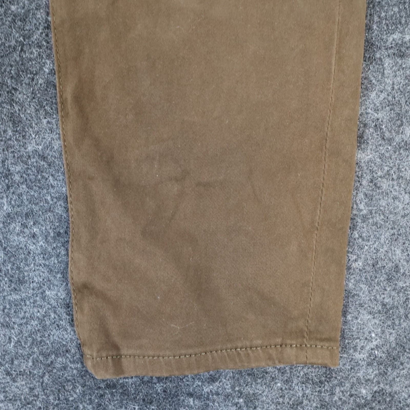 AG Adriano Goldschmied Stevie Ankle Womens 29R Brown Excellent Slim Straight Leg - Thumbnail 10