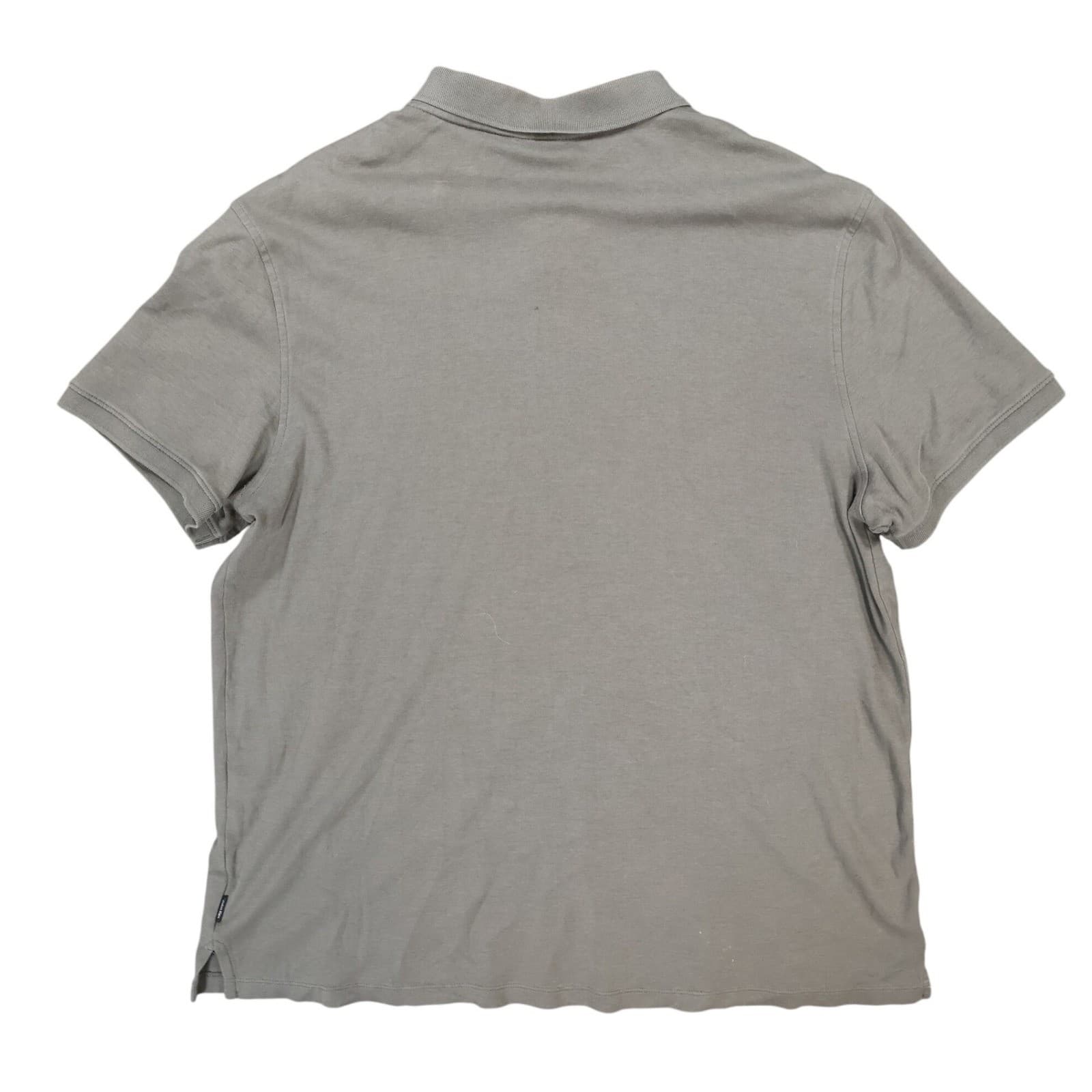 Calvin Klein Polo Mens XL Olive Green Excellent Liquid Cotton Short Sleeve - Thumbnail 2