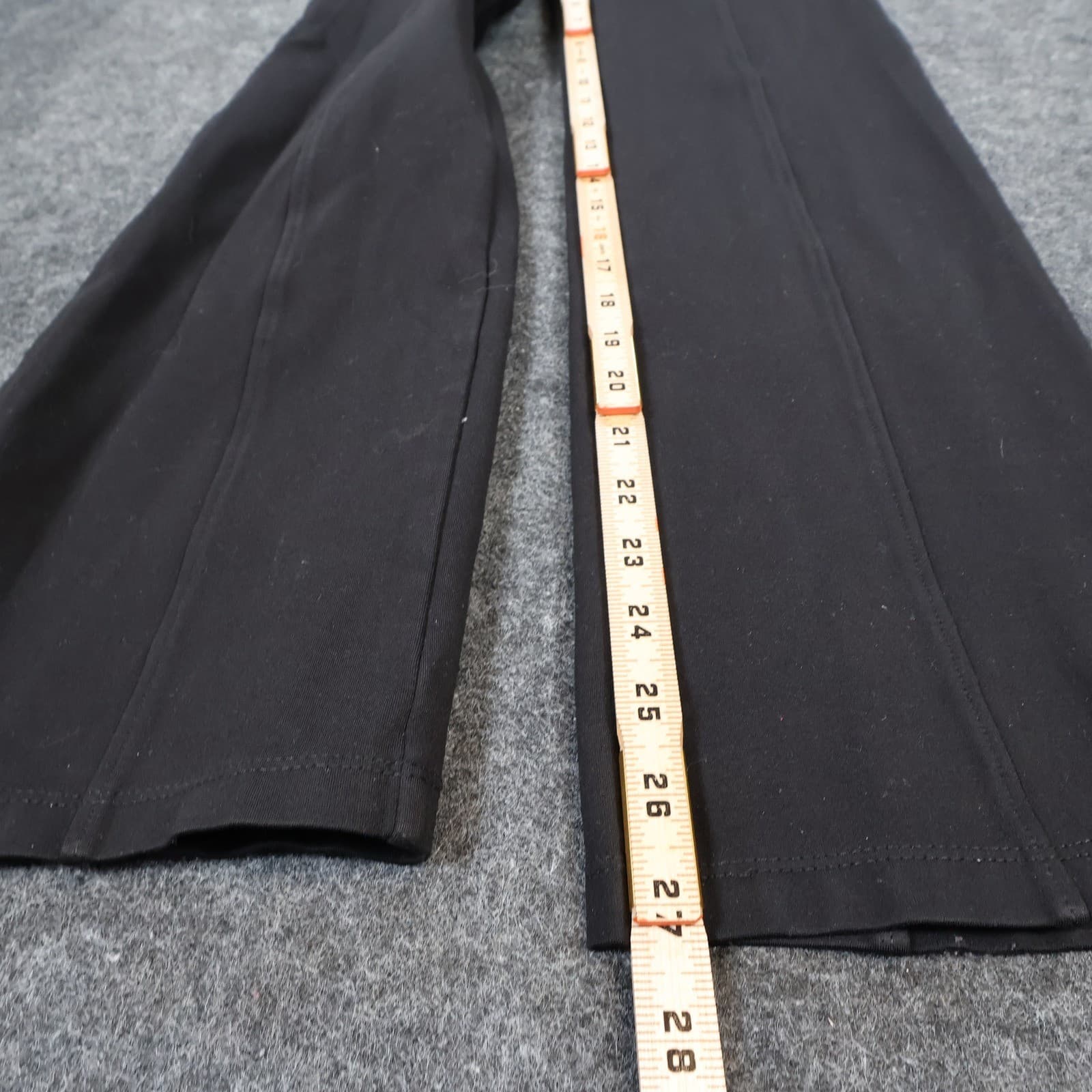 Calvin Klein Pants Womens XS Black Excellent Power Stretch Seamed Front - Thumbnail 4