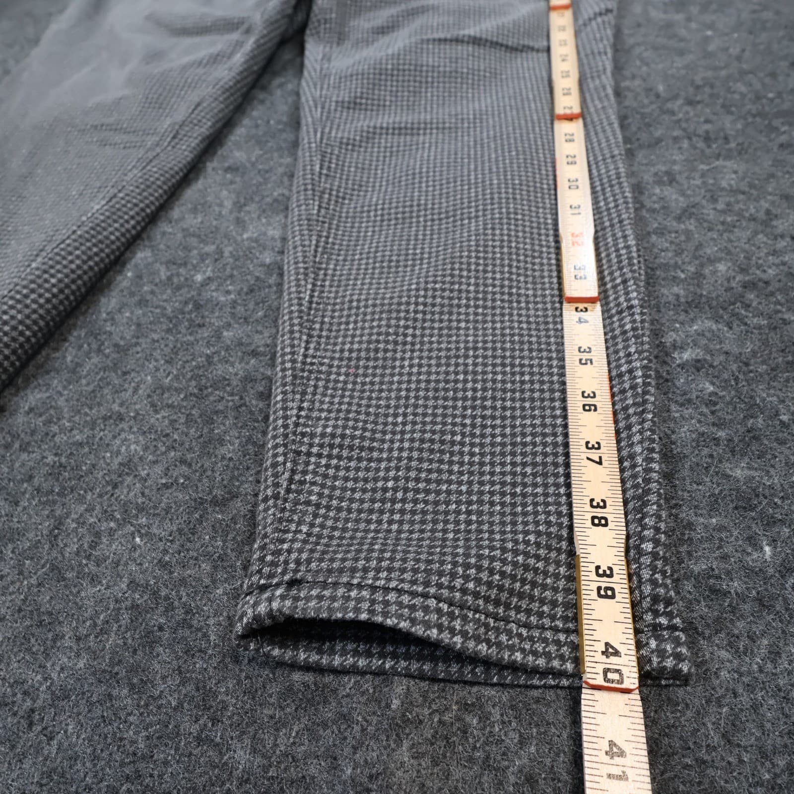 Democracy Ab Technology Pants Womens 18W Black Excellent Houndstooth Skinny - Thumbnail 3