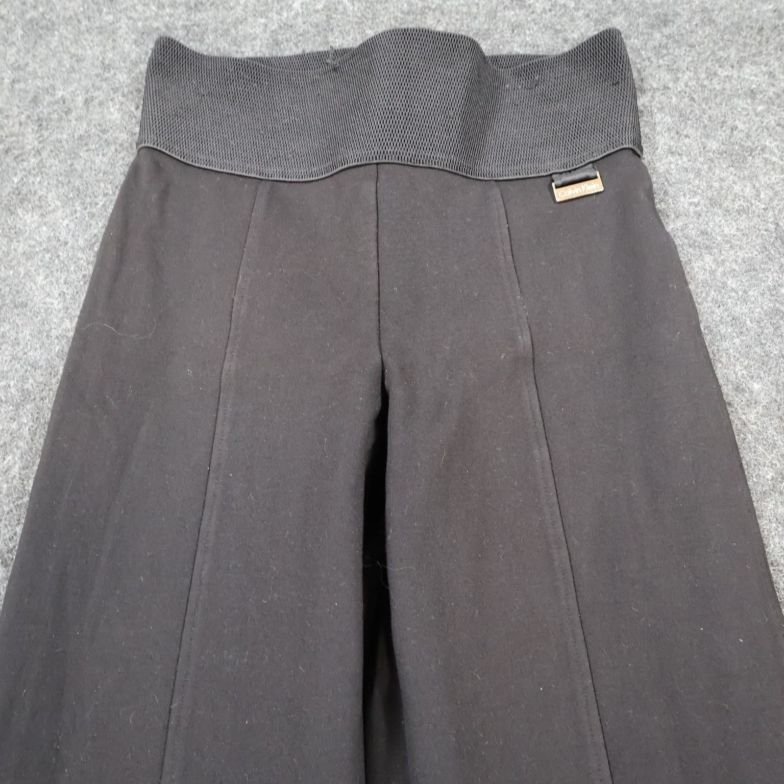 Calvin Klein Pants Womens XS Black Excellent Power Stretch Seamed Front - Thumbnail 13