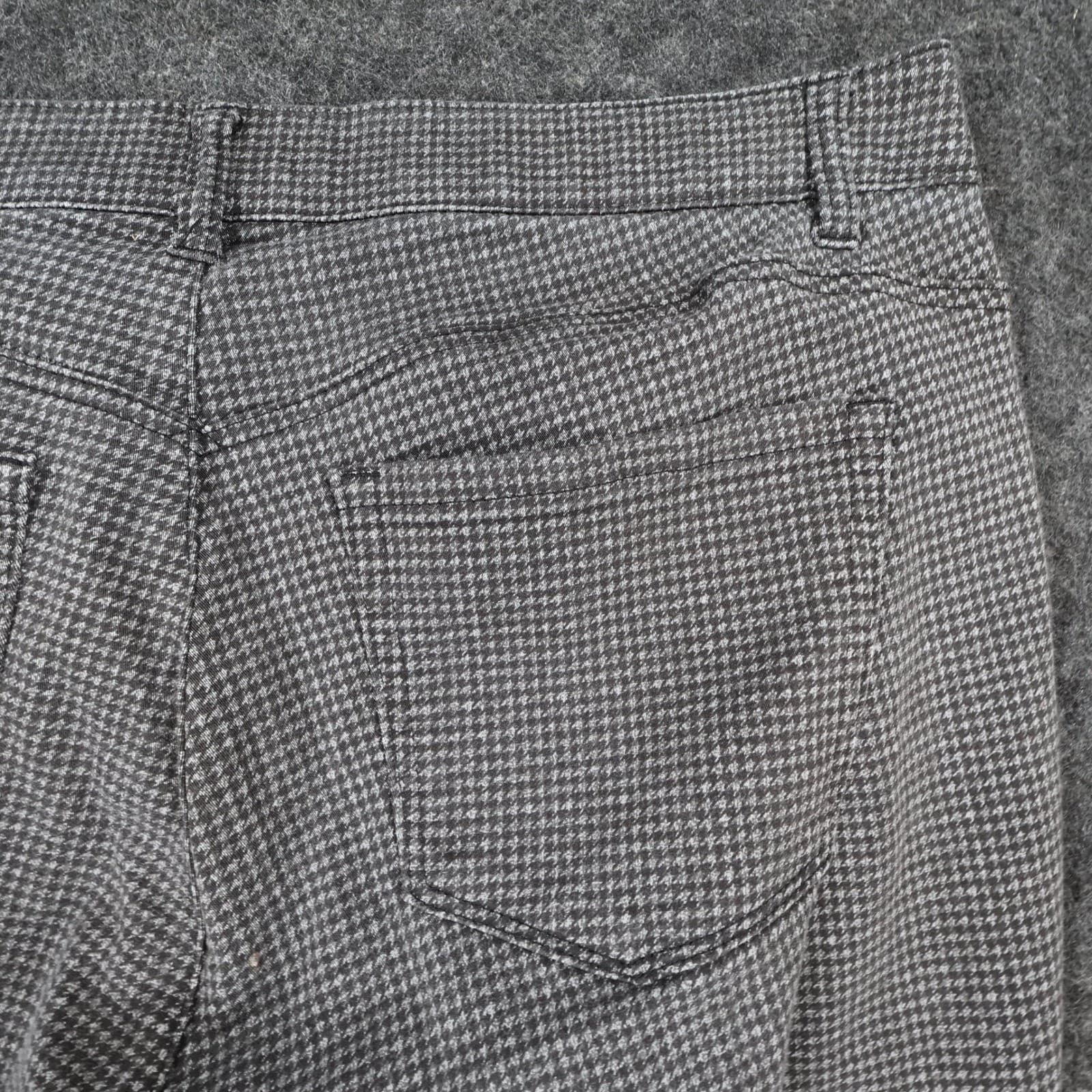 Democracy Ab Technology Pants Womens 18W Black Excellent Houndstooth Skinny - Thumbnail 12