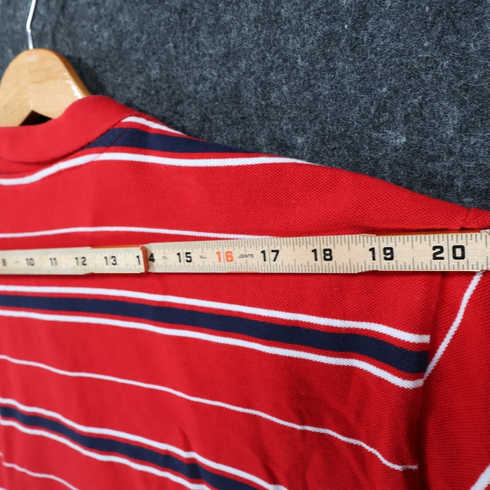 US Polo Assn Polo Mens XXL Red Excellent Striped - Thumbnail 6