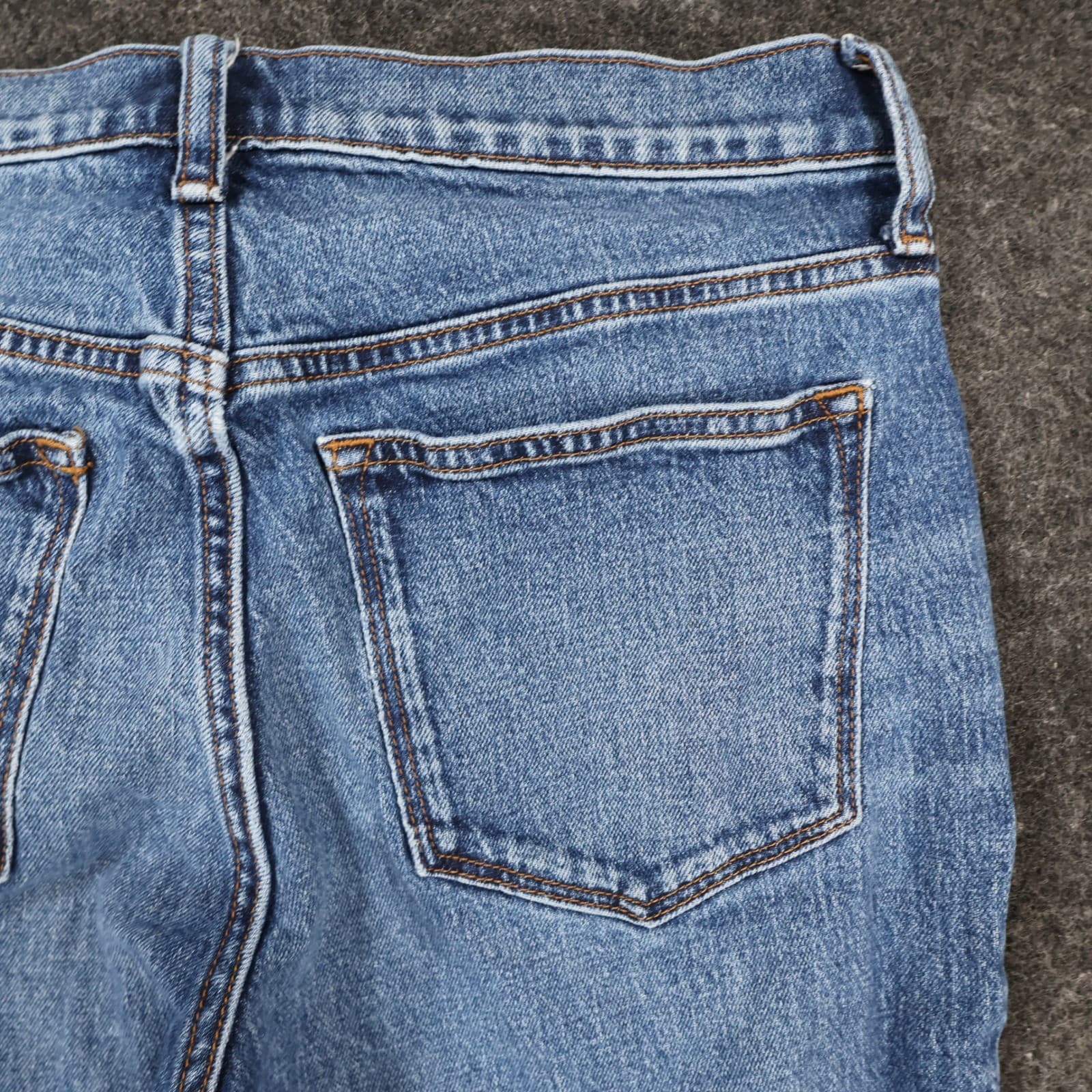 J.Crew Slim Boyfriend Womens 27 Blue Excellent Raw Hem Denim Jeans - Thumbnail 12