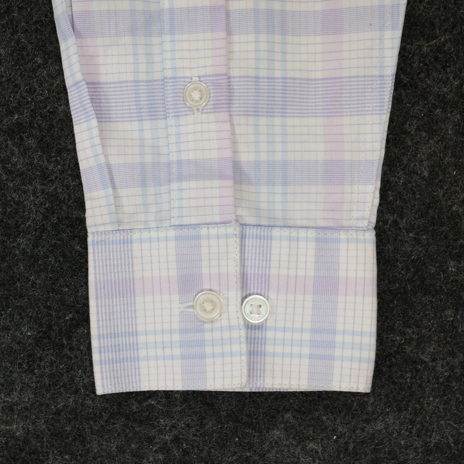 Calvin Klein Button Up Boys 12 Purple Excellent Plaid Long Sleeve - Thumbnail 11