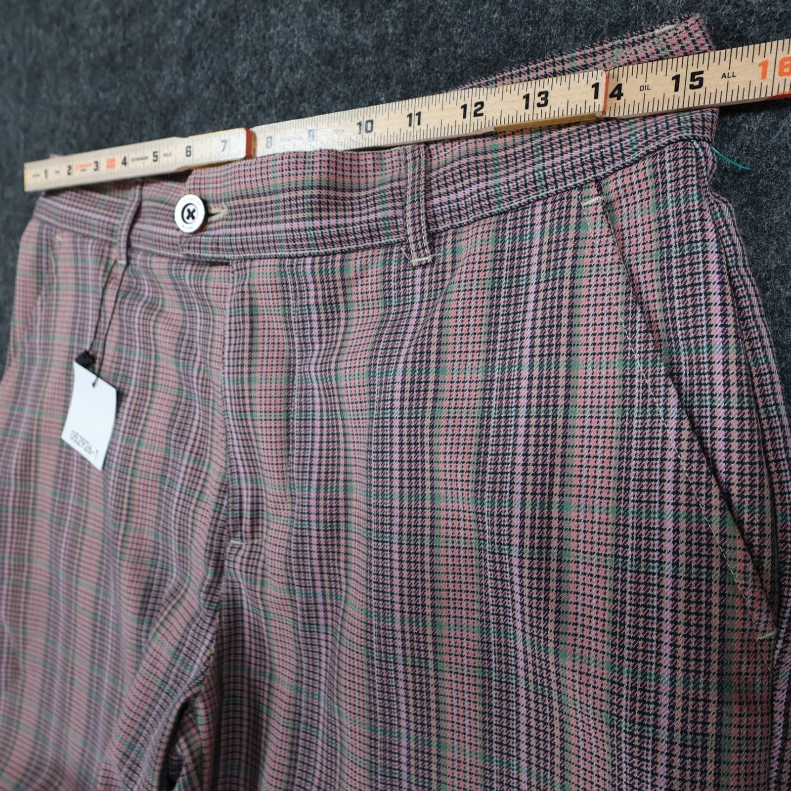 Houston White Joggers Womens S Pink Excellent Plaid Pattern - Thumbnail 6