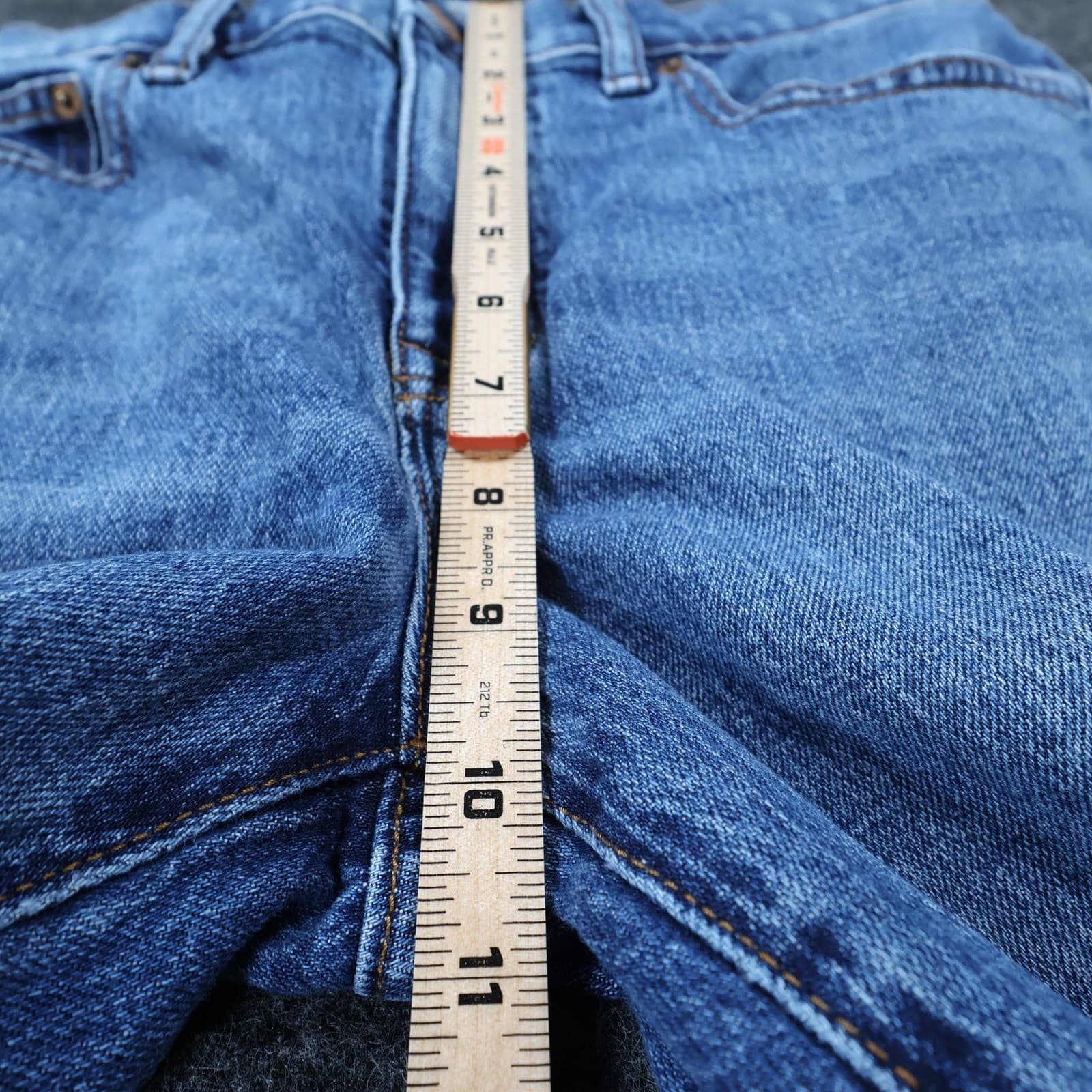 J.Crew Slim Boyfriend Womens 27 Blue Excellent Raw Hem Denim Jeans - Thumbnail 5