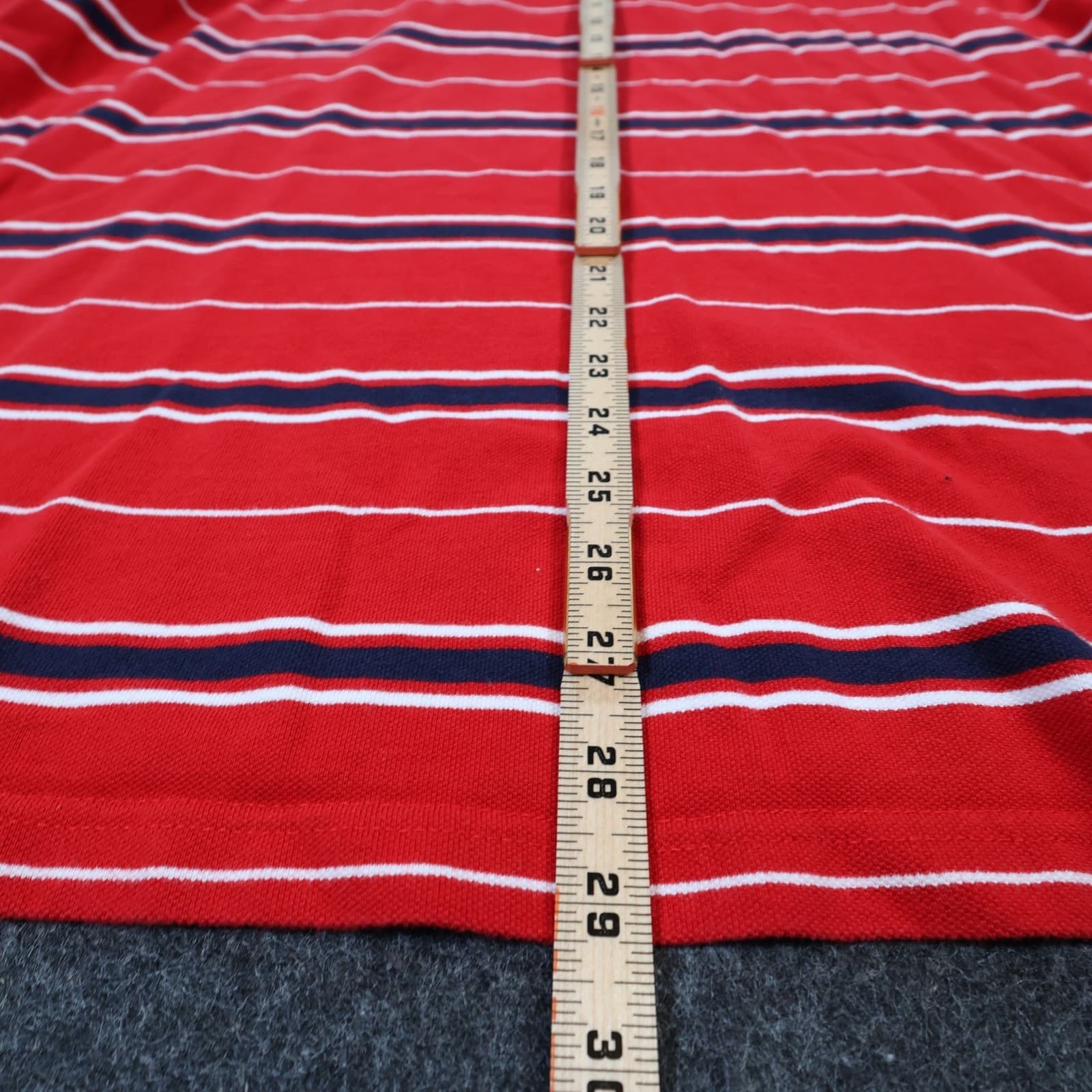 US Polo Assn Polo Mens XXL Red Excellent Striped - Thumbnail 5