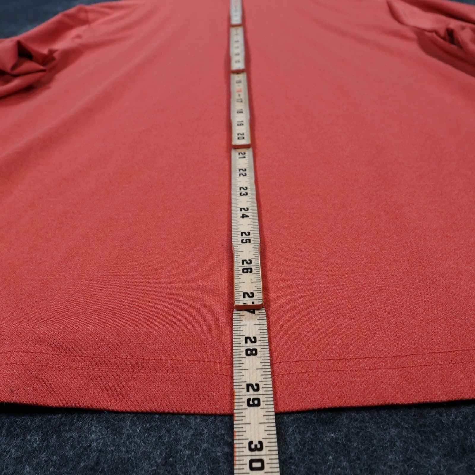 Grand Slam Polo Mens Large Orange Excellent 360 Motion Flow Long Sleeve - Thumbnail 5