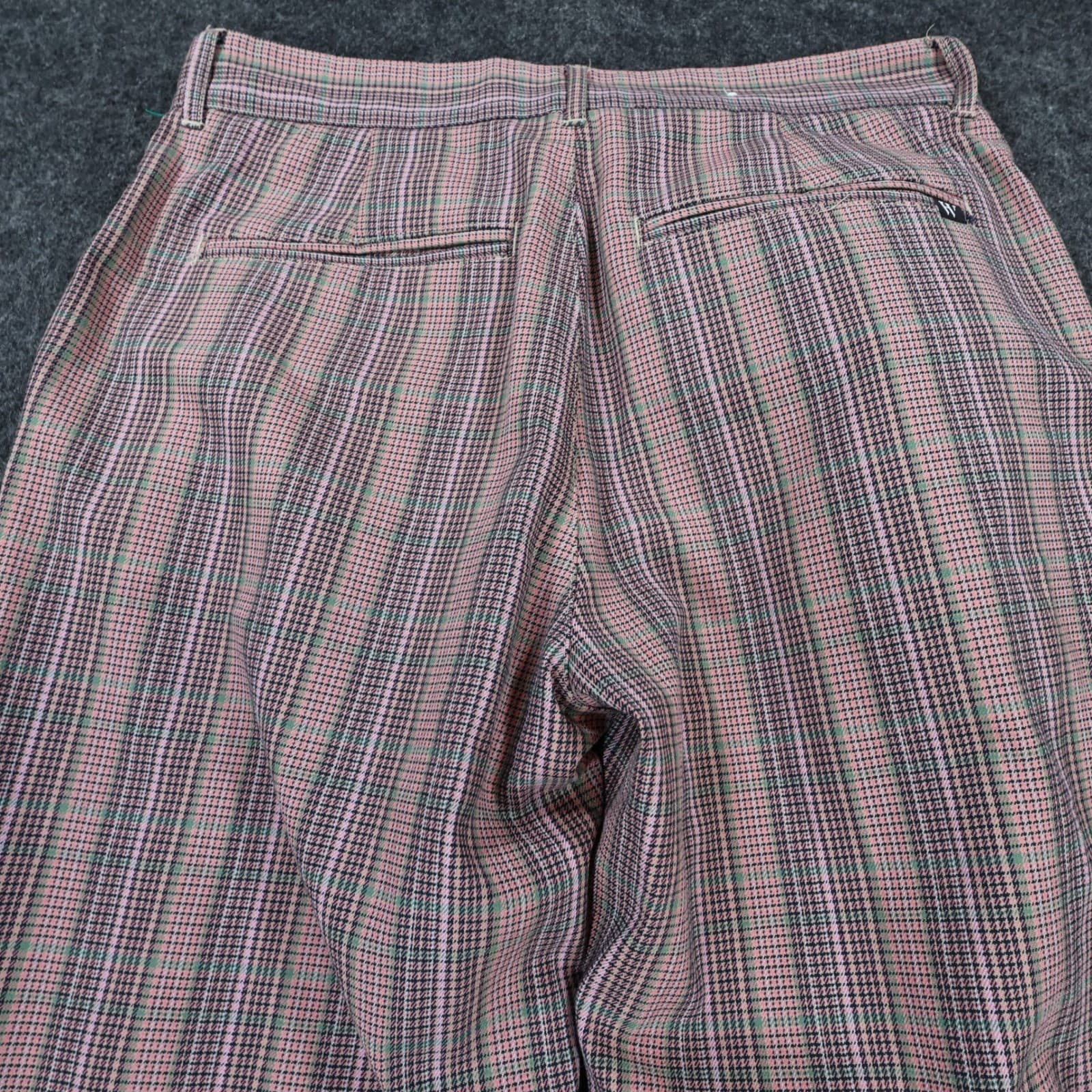 Houston White Joggers Womens S Pink Excellent Plaid Pattern - Thumbnail 14