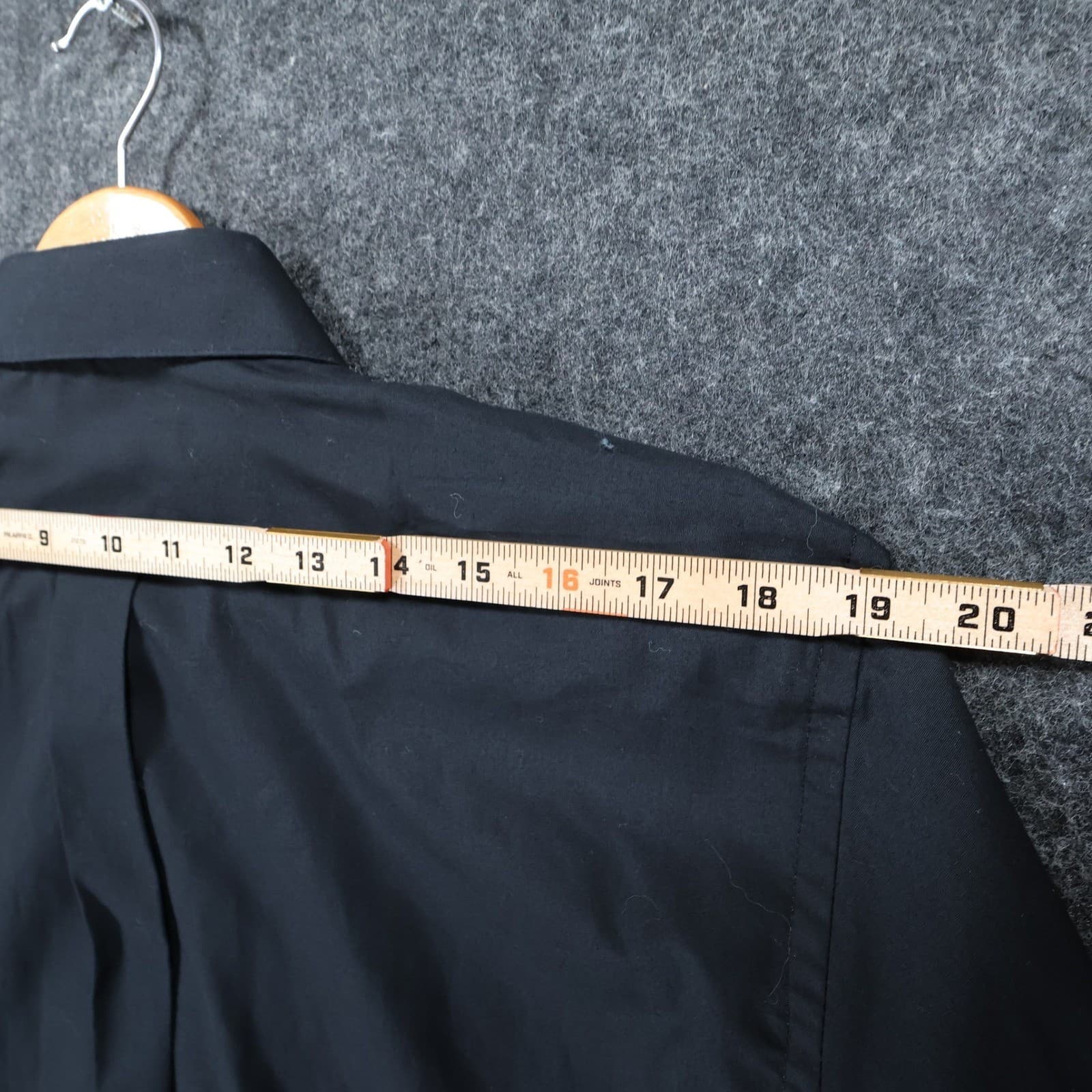 Thomas Stone Button Up Mens L Black Excellent Long Sleeve Solid - Thumbnail 6