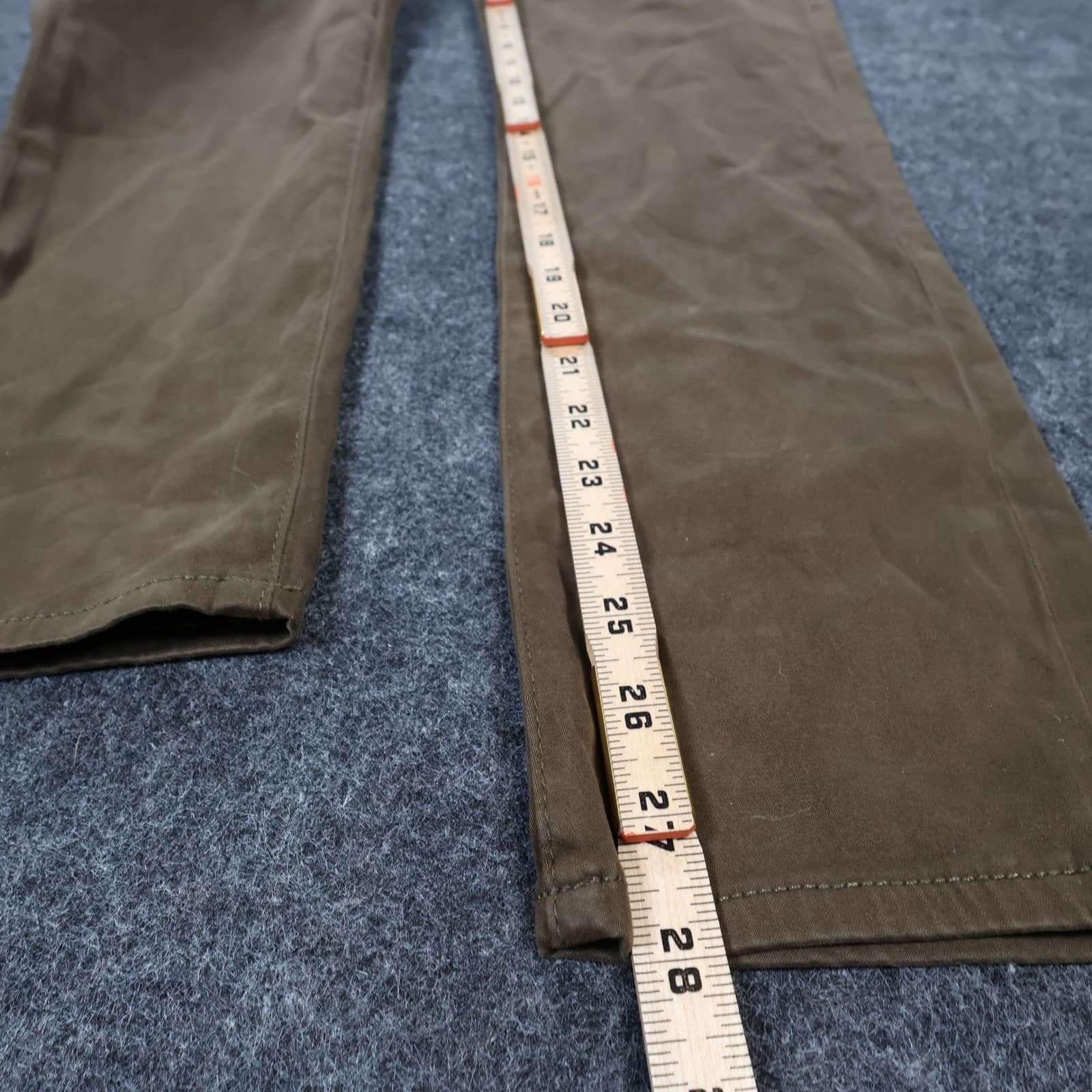 AG Adriano Goldschmied Stevie Ankle Womens 29R Brown Excellent Slim Straight Leg - Thumbnail 4
