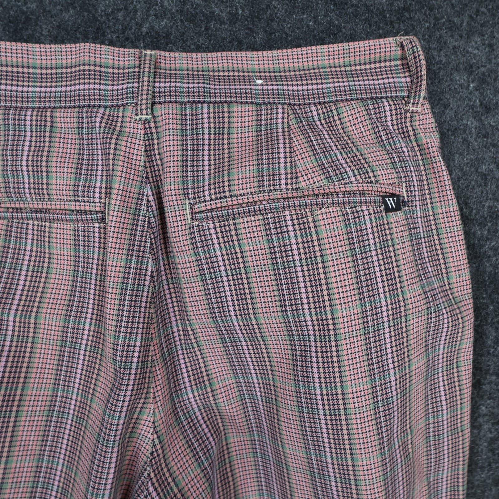 Houston White Joggers Womens S Pink Excellent Plaid Pattern - Thumbnail 12