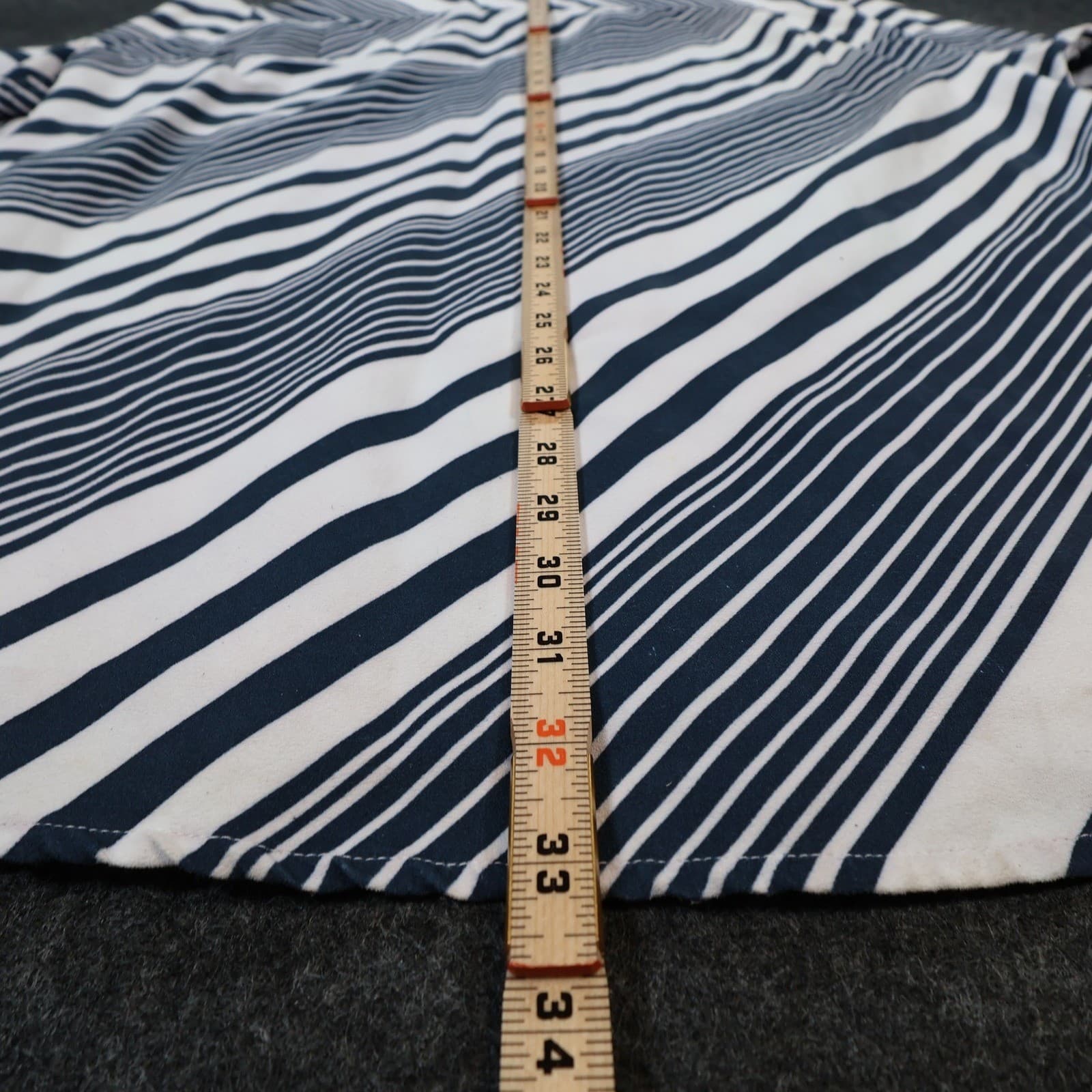 Montage Collection Button Down Mens XL Blue Excellent Striped Pattern - Thumbnail 5