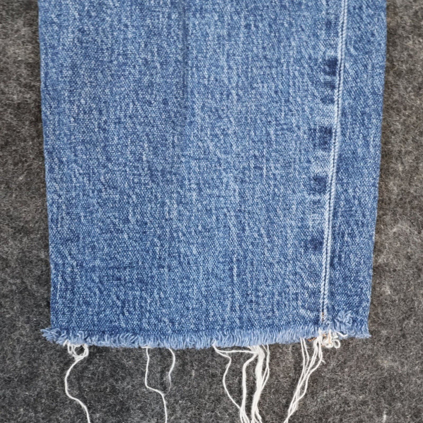 J.Crew Slim Boyfriend Womens 27 Blue Excellent Raw Hem Denim Jeans - Thumbnail 9