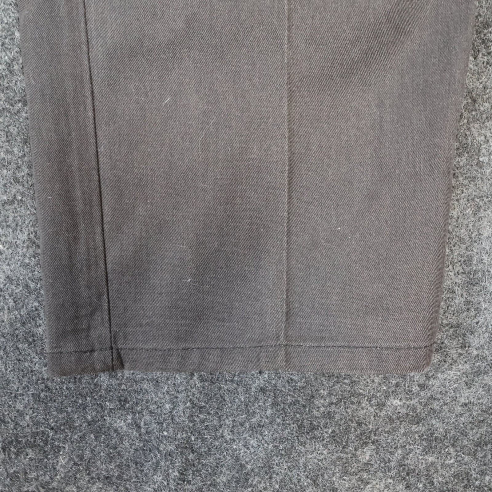 Puritan Pleated Chinos Mens 34x30 Black Excellent Pleated Trousers - Thumbnail 9