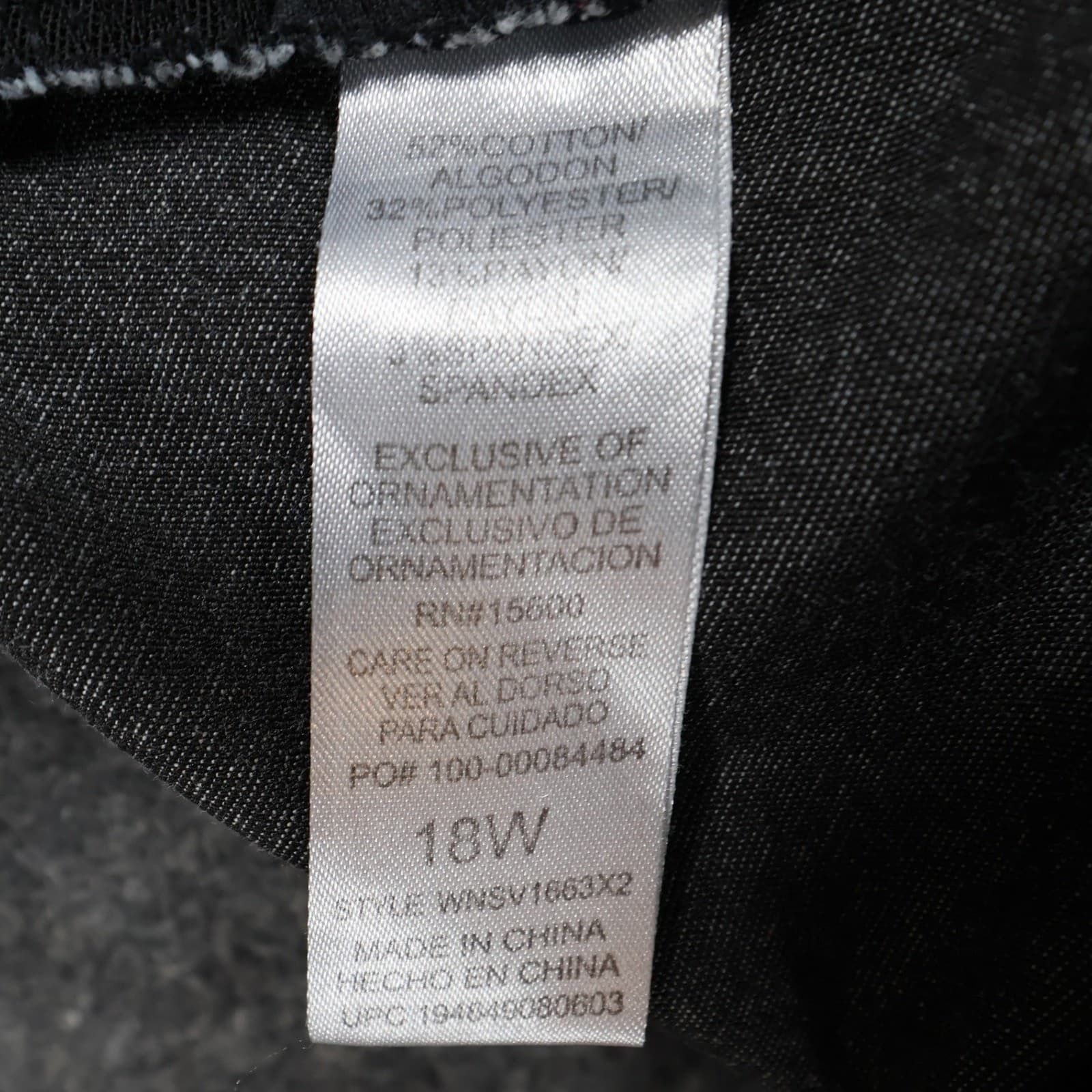 Democracy Ab Technology Pants Womens 18W Black Excellent Houndstooth Skinny - Thumbnail 8