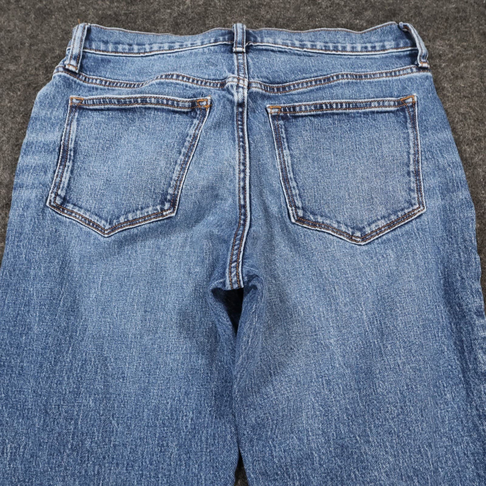 J.Crew Slim Boyfriend Womens 27 Blue Excellent Raw Hem Denim Jeans - Thumbnail 14