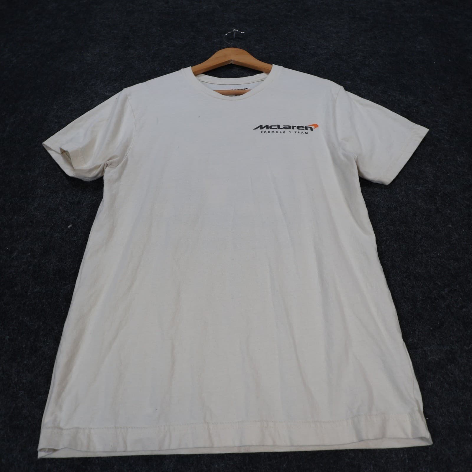 McLaren T Shirt Mens Small White Excellent Formula 1 Racing Graphic Tee - Thumbnail 10