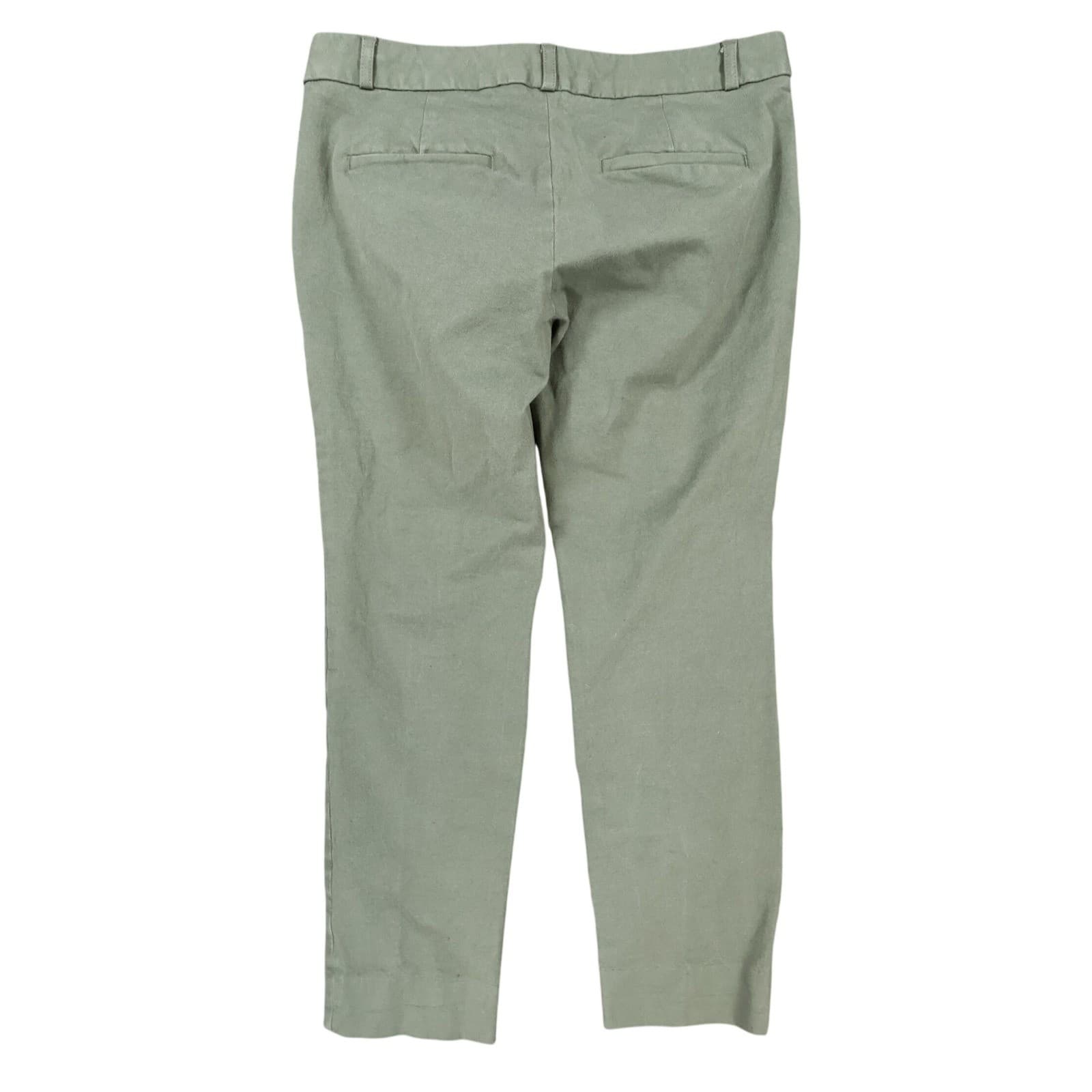 Banana Republic Pants Womens 4 Green Excellent Chino Trousers - Thumbnail 2